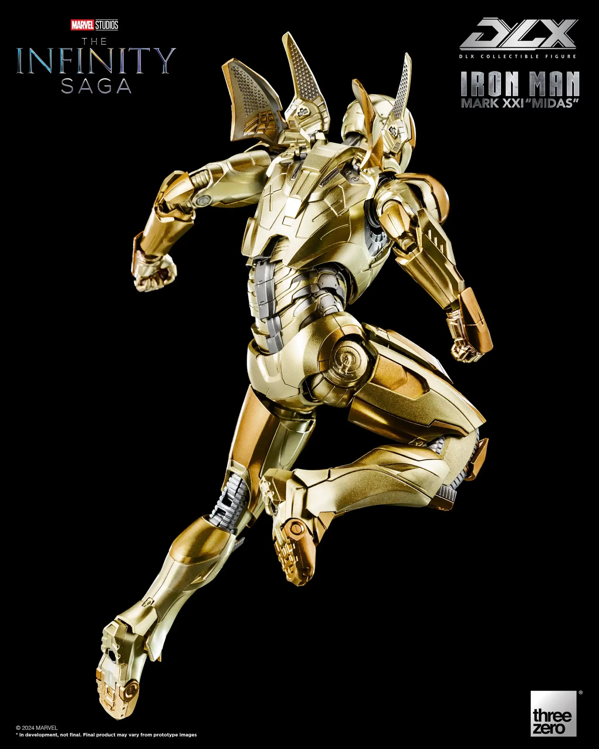 PRE-ORDER threezero - Marvel Studios: The Infinity Saga - DLX Iron Man Mark 21 Midas