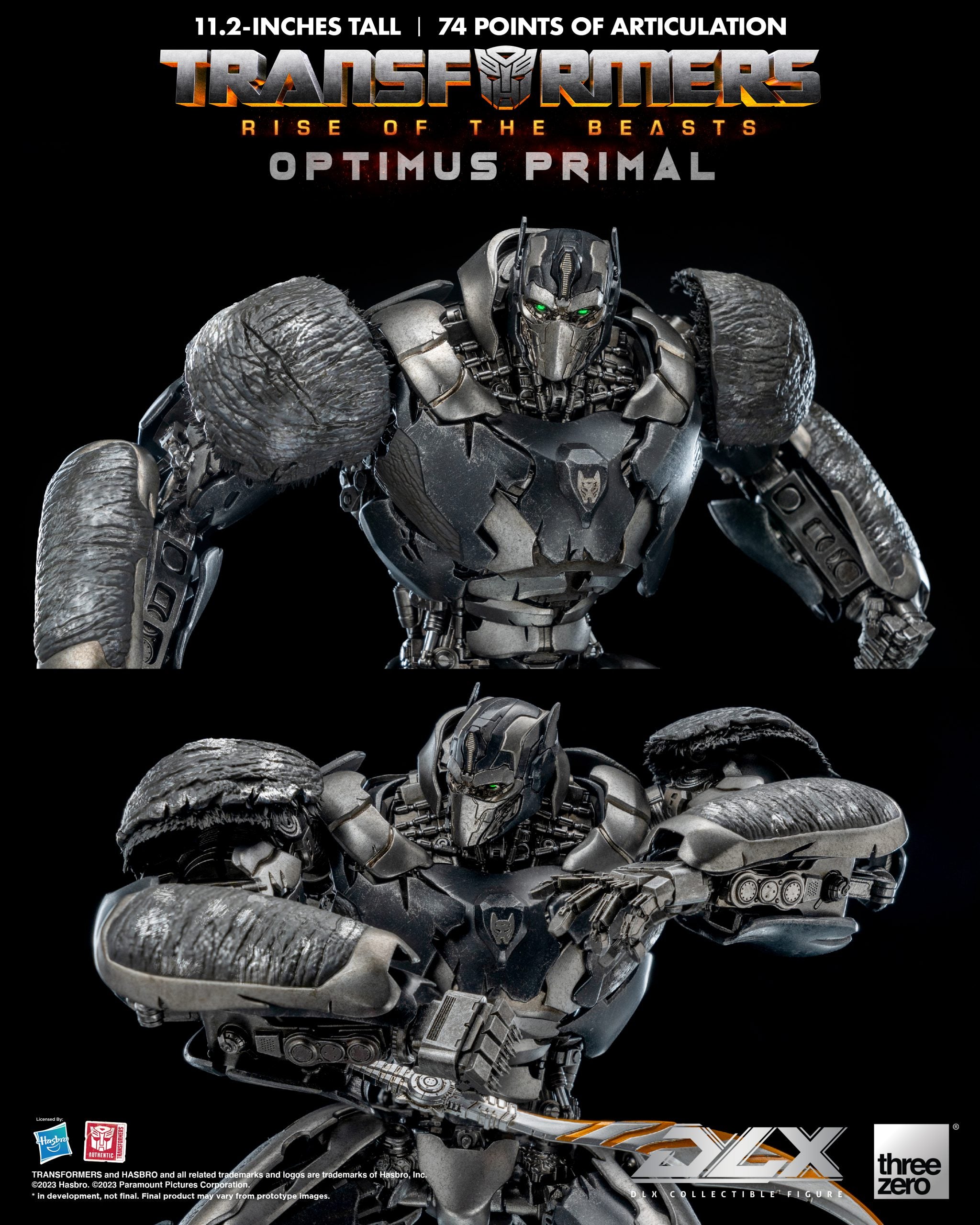 PRE-ORDER threezero - Transformers: Rise of the Beasts - DLX Optimus Primal