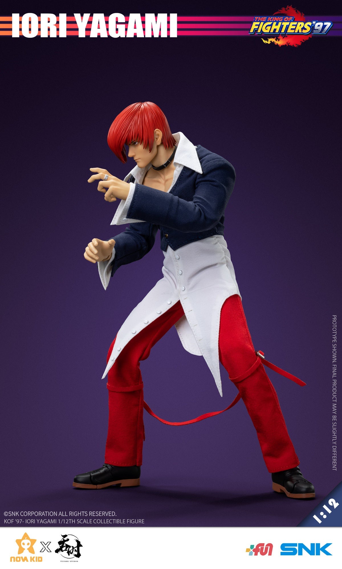 PRE-ORDER Tunshi Studio - The King of Fighters 97 - Iori Yagami 1/12