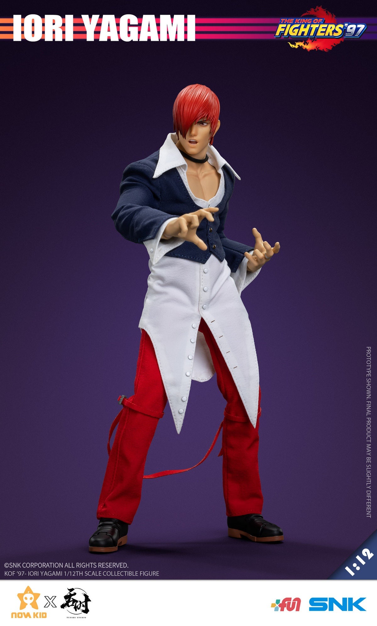 PRE-ORDER Tunshi Studio - The King of Fighters 97 - Iori Yagami 1/12