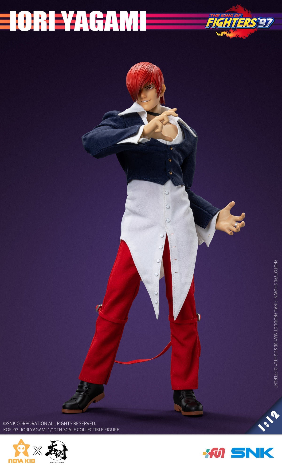 PRE-ORDER Tunshi Studio - The King of Fighters 97 - Iori Yagami 1/12