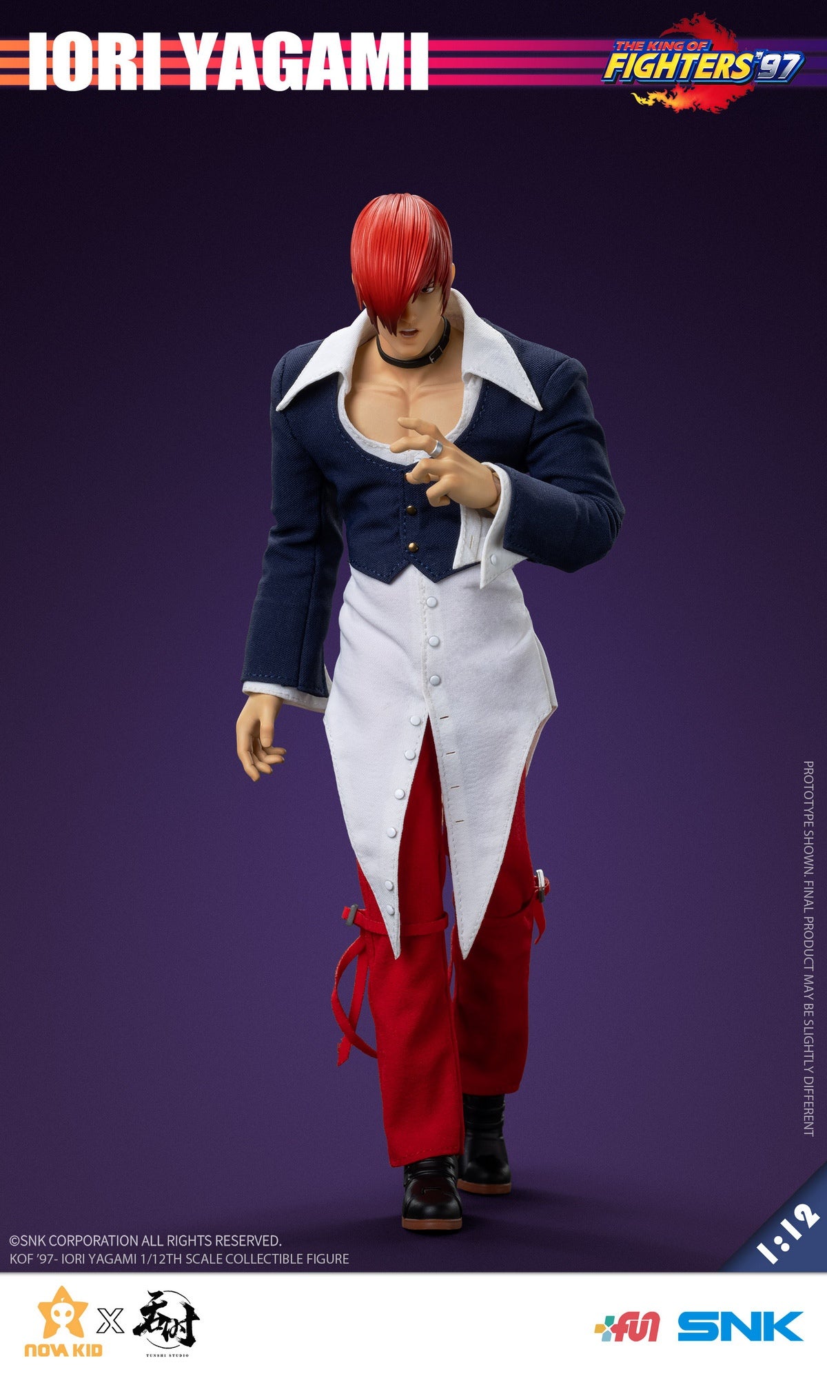 PRE-ORDER Tunshi Studio - The King of Fighters 97 - Iori Yagami 1/12