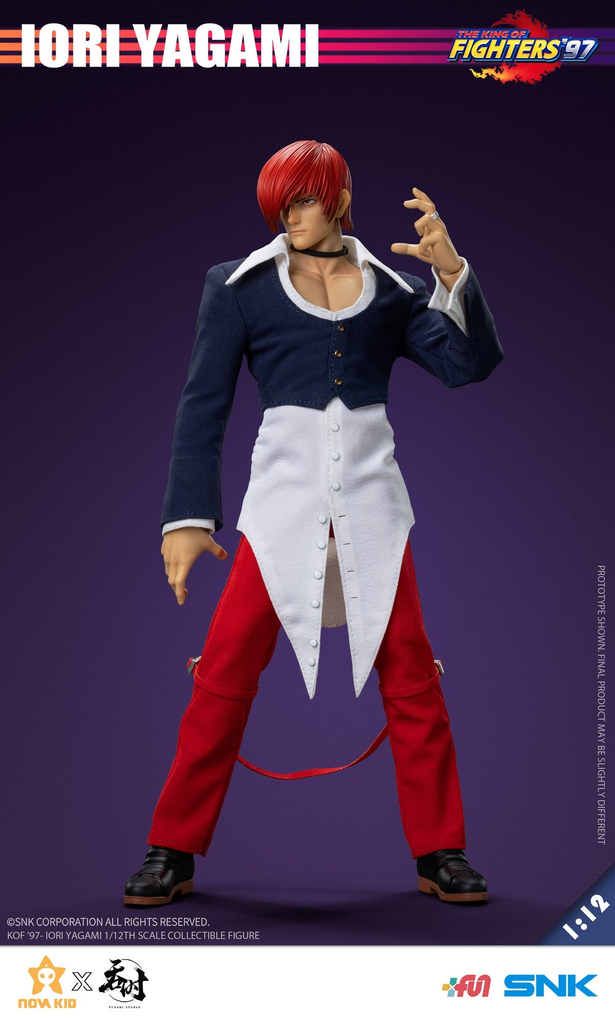 PRE-ORDER Tunshi Studio - The King of Fighters 97 - Iori Yagami 1/12