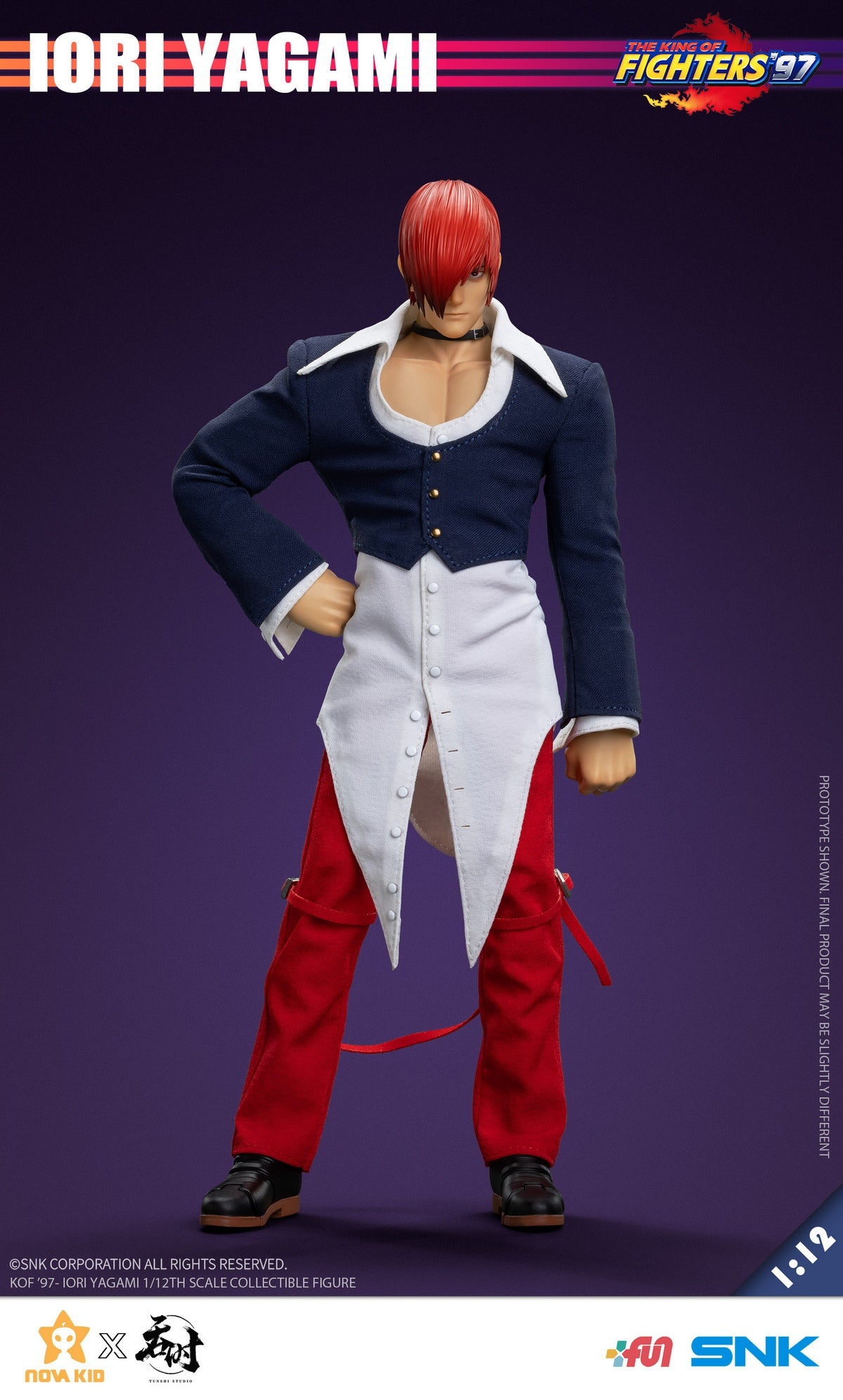 PRE-ORDER Tunshi Studio - The King of Fighters 97 - Iori Yagami 1/12