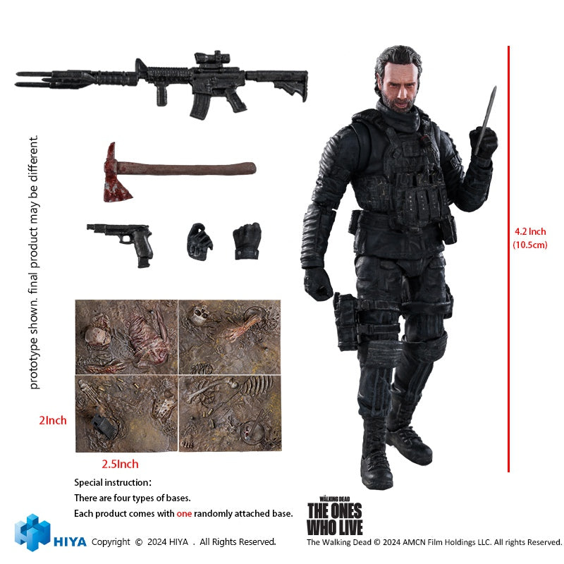 PRE-ORDER Hiya Toys - Exquisite Mini - The Walking Dead - Rick 1/18