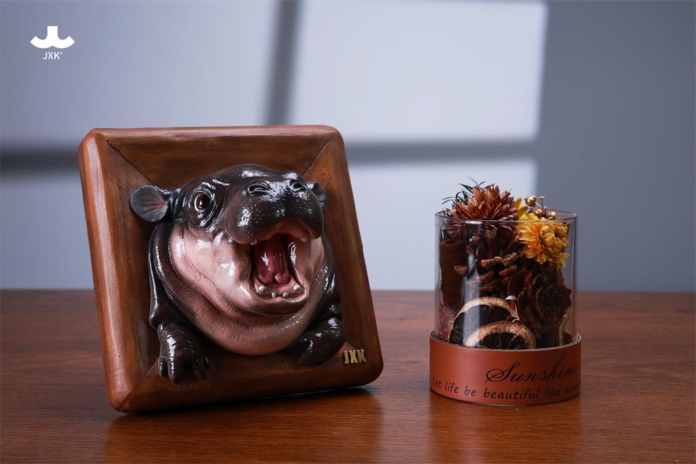 PRE-ORDER JXK - Baby Hippo Photo Frame (Moo Deng)