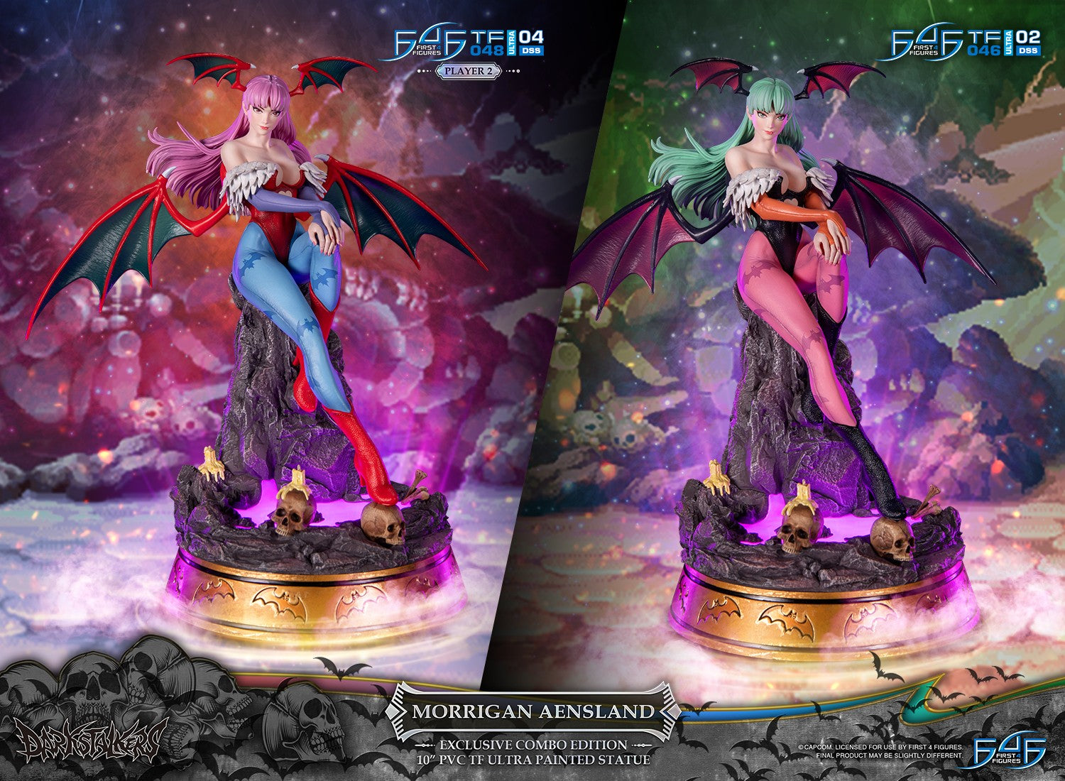 PRE-ORDER First4Figures - Darkstalkers - Morrigan Aensland: Exclusive Combo Edition