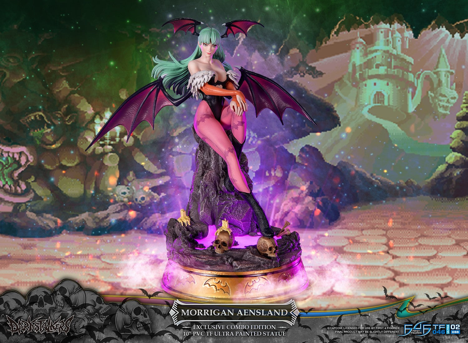 PRE-ORDER First4Figures - Darkstalkers - Morrigan Aensland: Exclusive Combo Edition