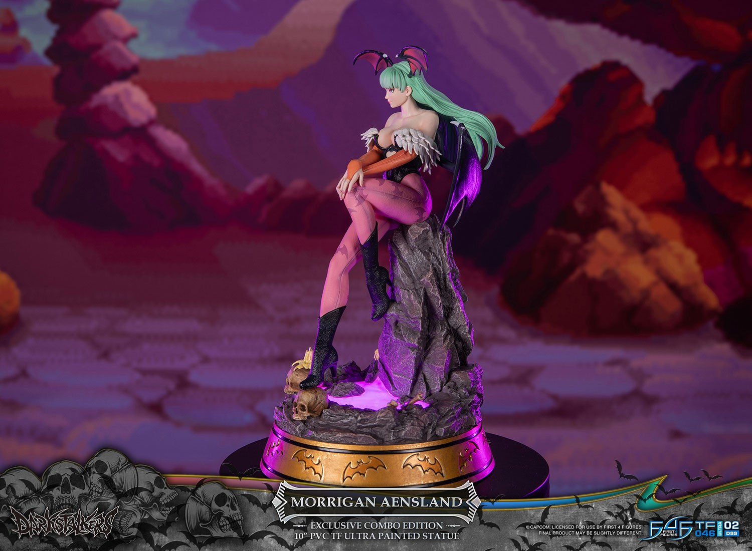 PRE-ORDER First4Figures - Darkstalkers - Morrigan Aensland: Exclusive Combo Edition