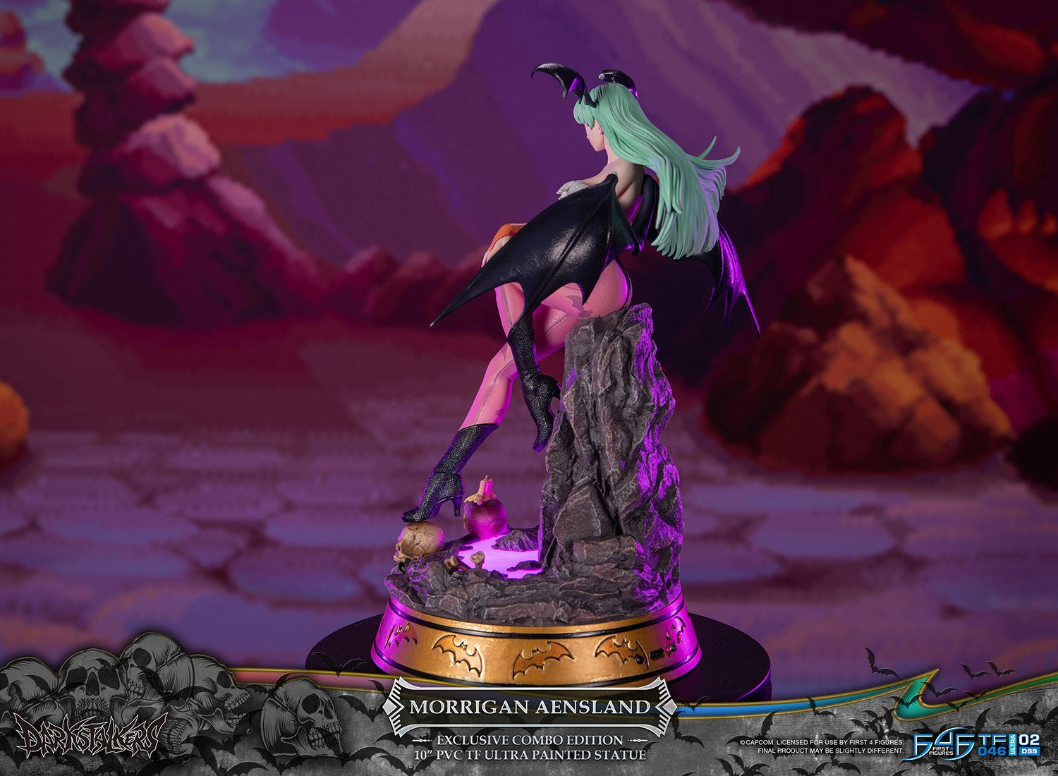 PRE-ORDER First4Figures - Darkstalkers - Morrigan Aensland: Exclusive Combo Edition