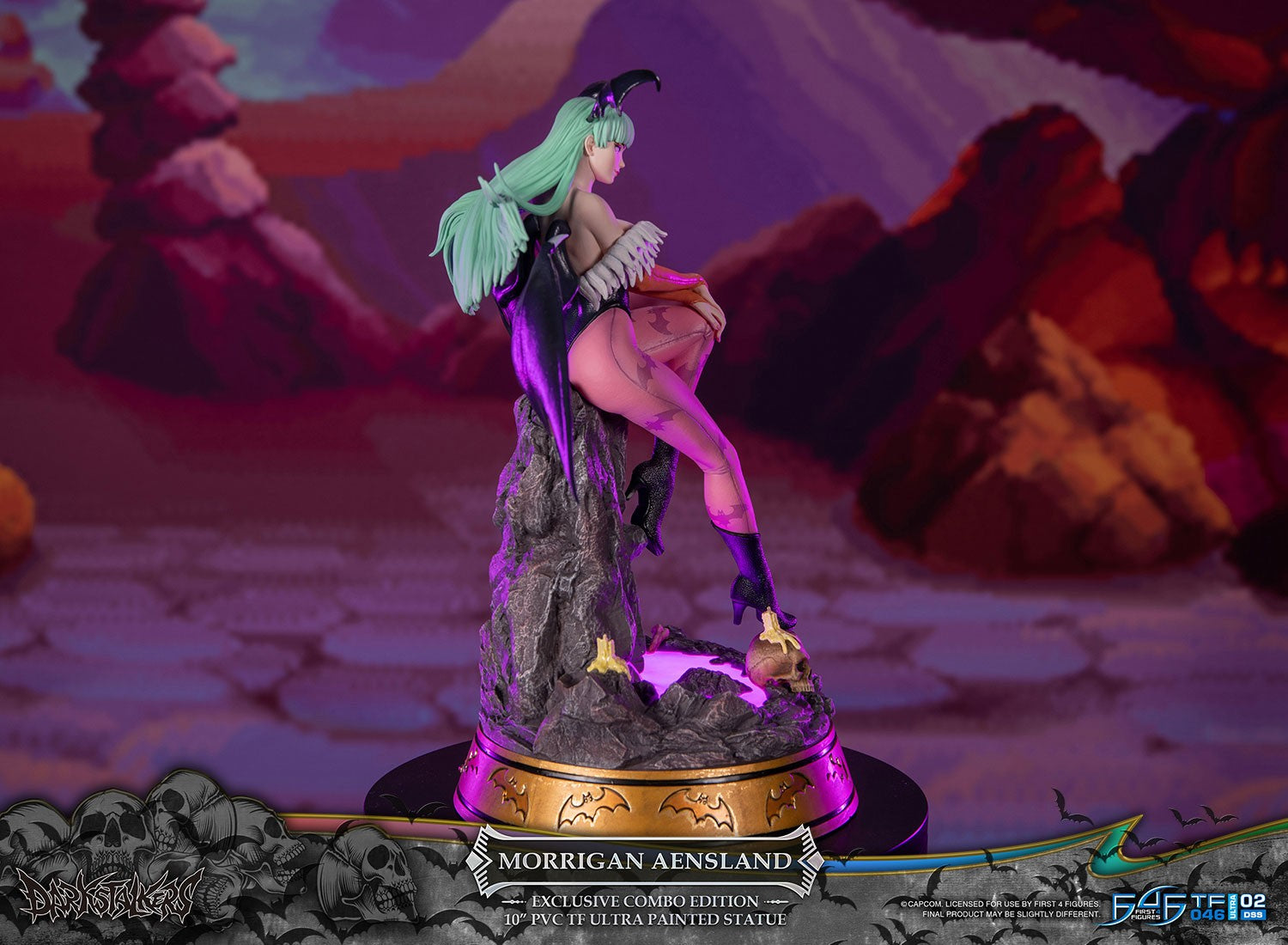 PRE-ORDER First4Figures - Darkstalkers - Morrigan Aensland: Exclusive Combo Edition
