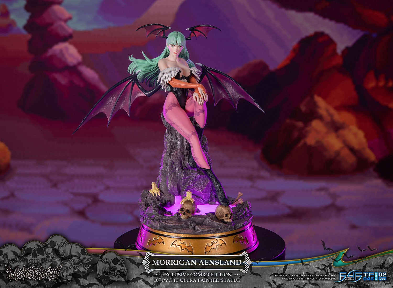 PRE-ORDER First4Figures - Darkstalkers - Morrigan Aensland: Exclusive Combo Edition