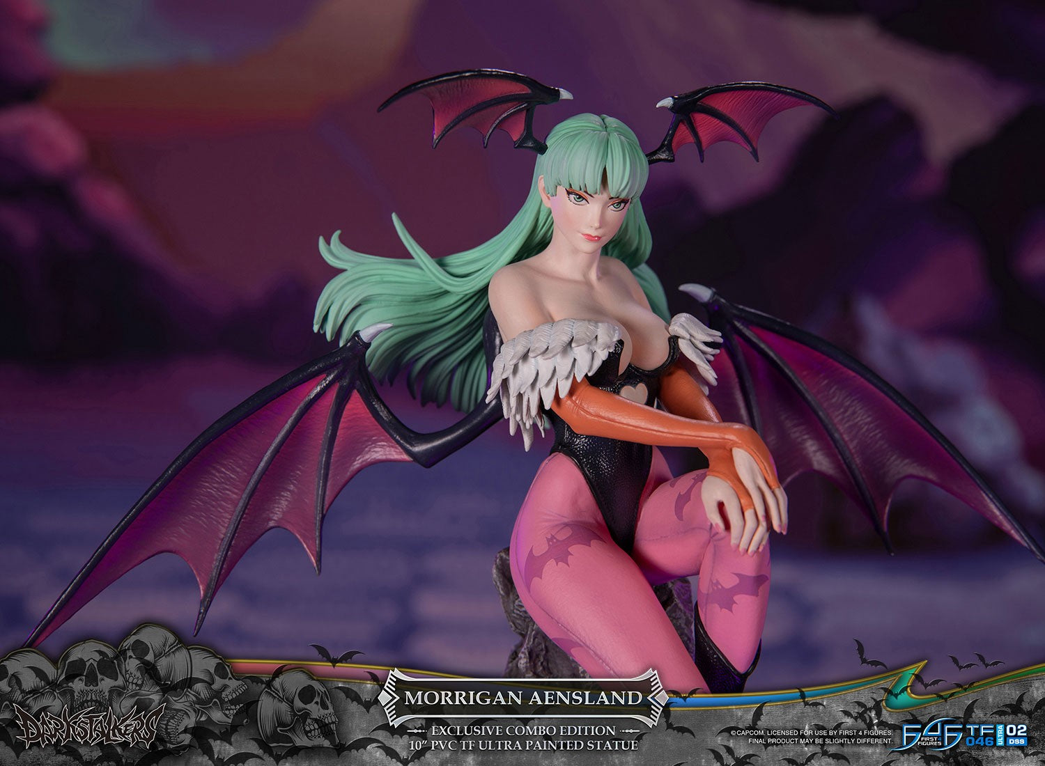 PRE-ORDER First4Figures - Darkstalkers - Morrigan Aensland: Exclusive Combo Edition