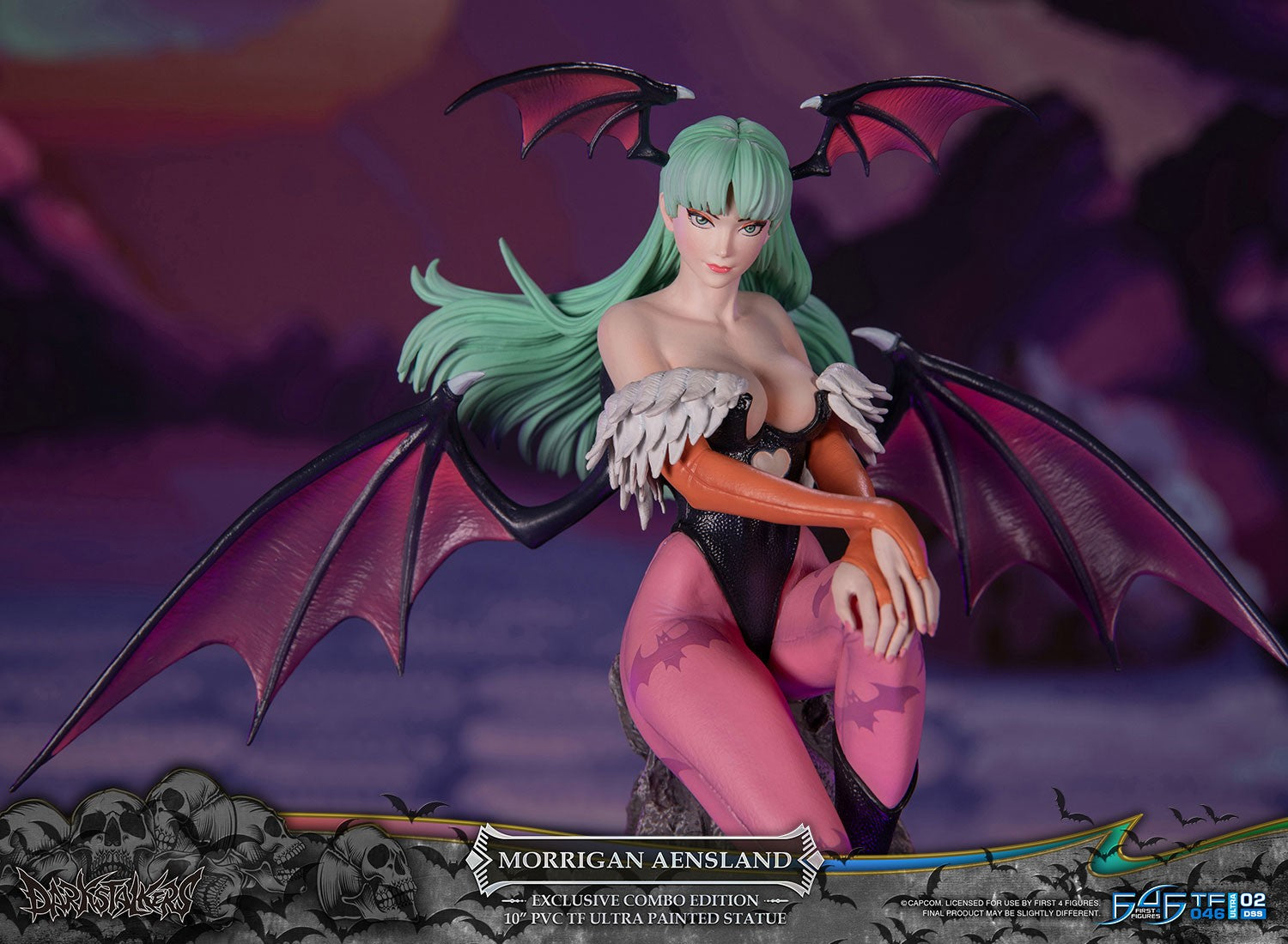 PRE-ORDER First4Figures - Darkstalkers - Morrigan Aensland: Exclusive Combo Edition