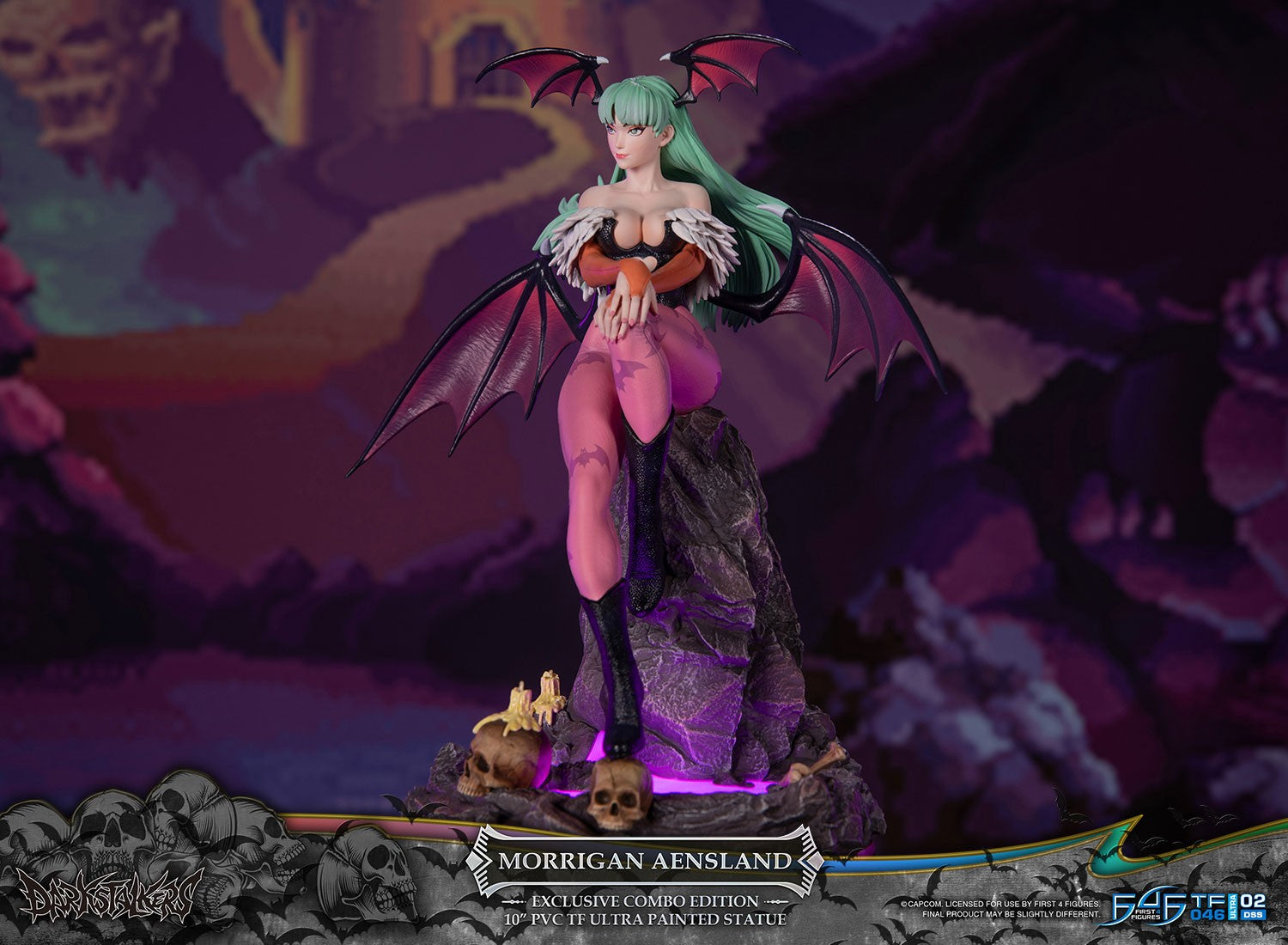 PRE-ORDER First4Figures - Darkstalkers - Morrigan Aensland: Exclusive Combo Edition