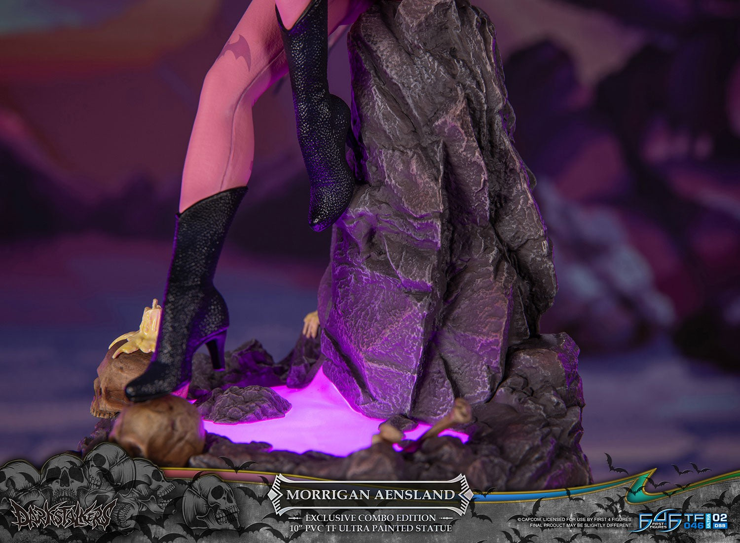 PRE-ORDER First4Figures - Darkstalkers - Morrigan Aensland: Exclusive Combo Edition