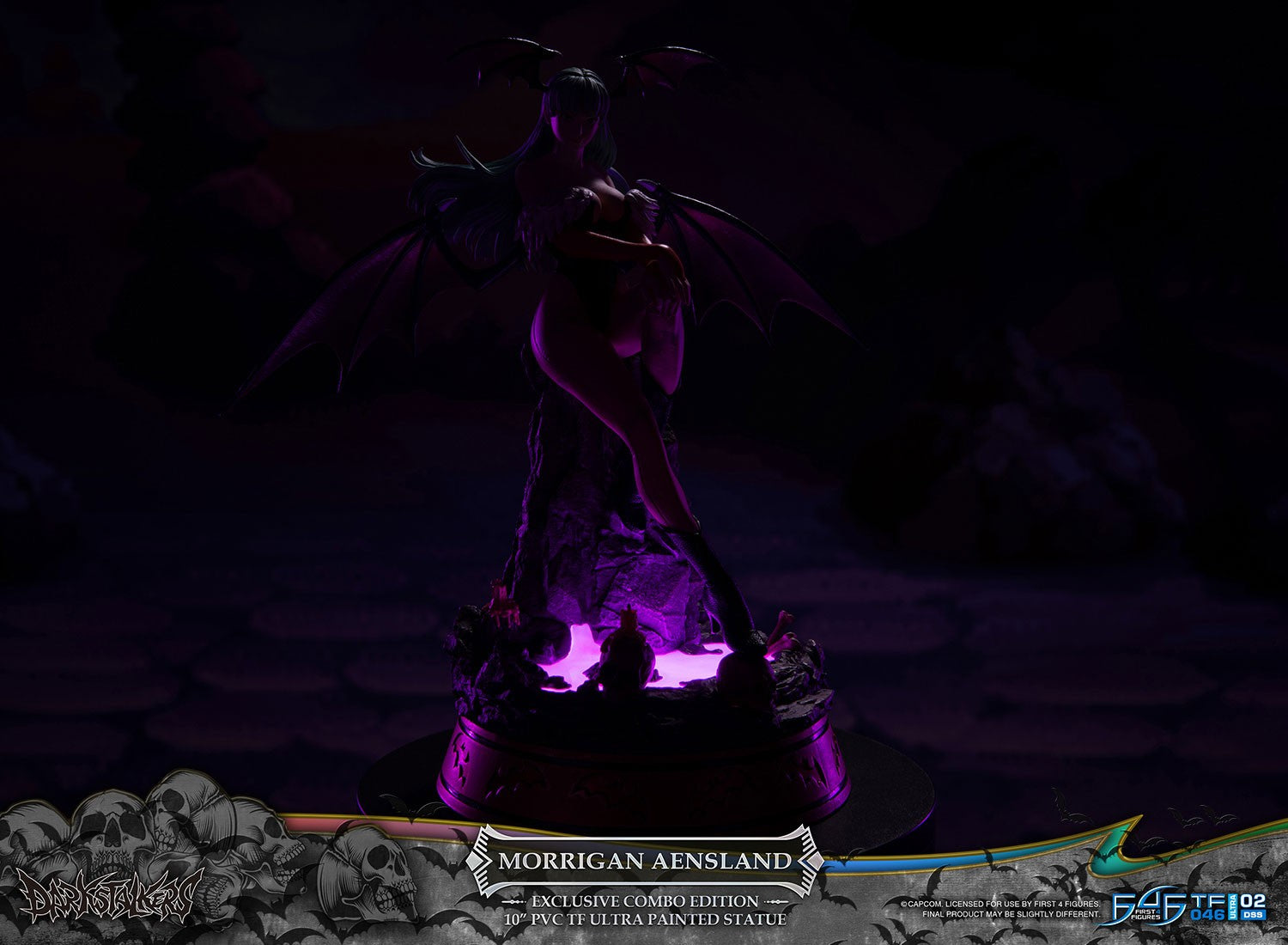 PRE-ORDER First4Figures - Darkstalkers - Morrigan Aensland: Exclusive Combo Edition