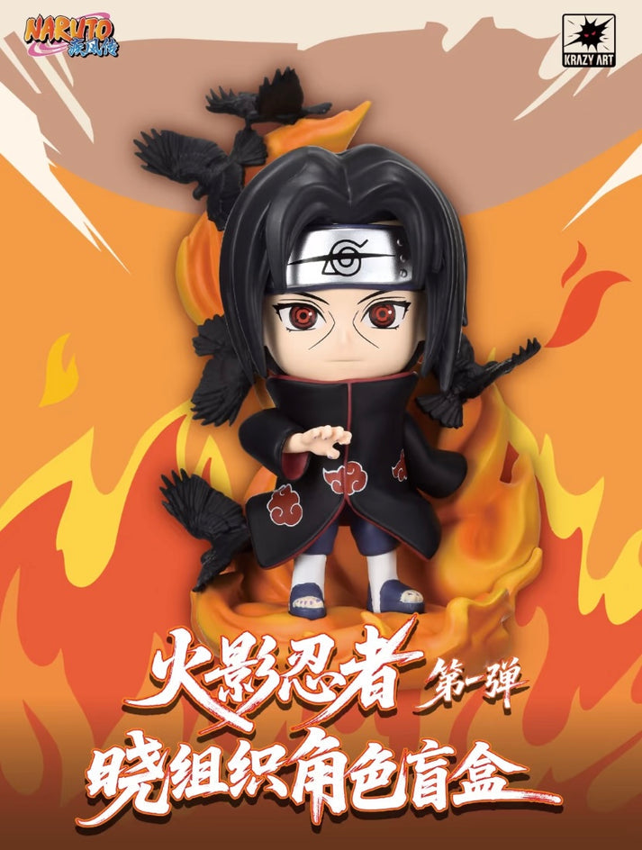BACK ORDER Krazy Art - Naruto Shippuden - Akatsuki Blindbox Series 1