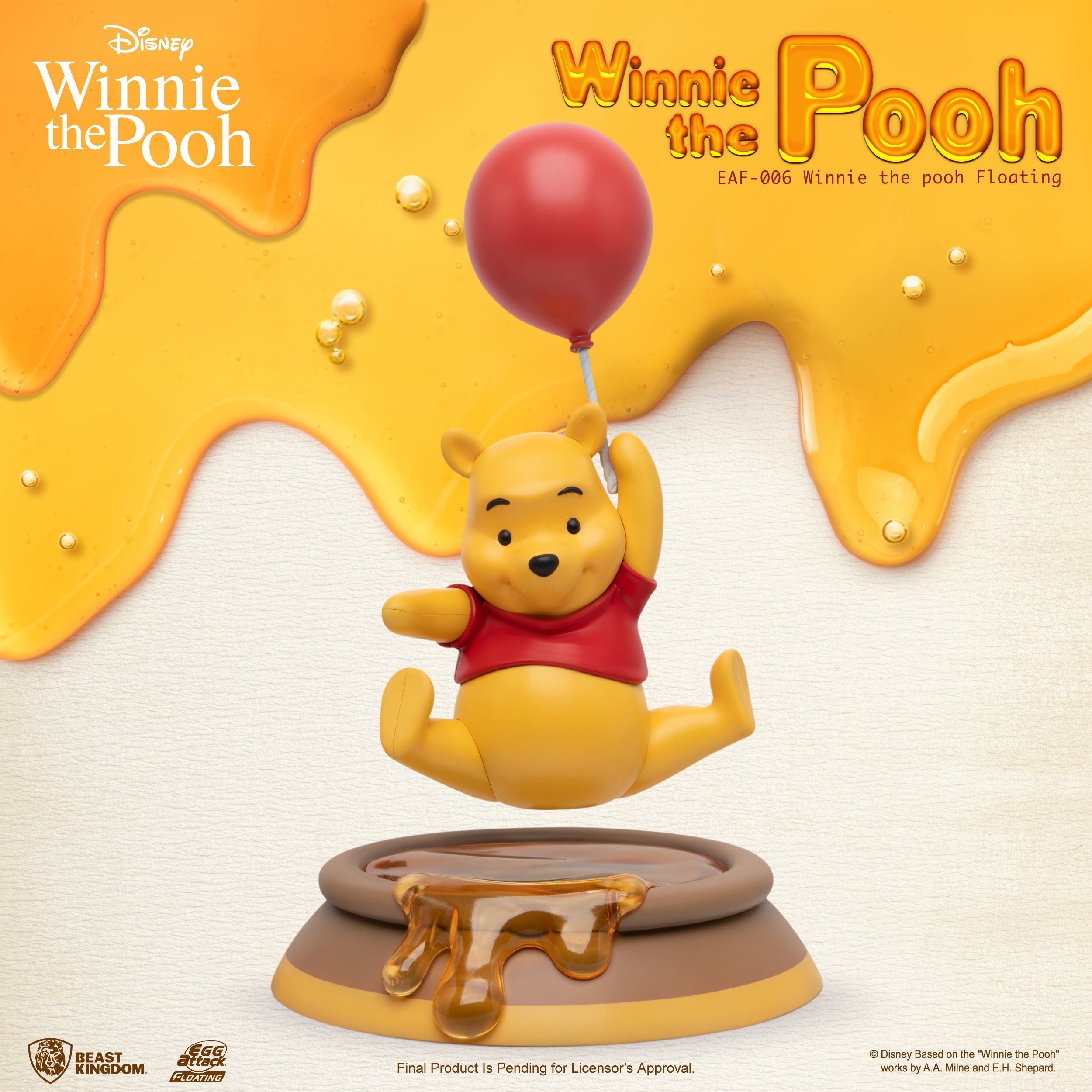 PRE-ORDER Beast Kingdom - Egg Attack Floating - Winnie the Pooh - Floating Winnie the Pooh