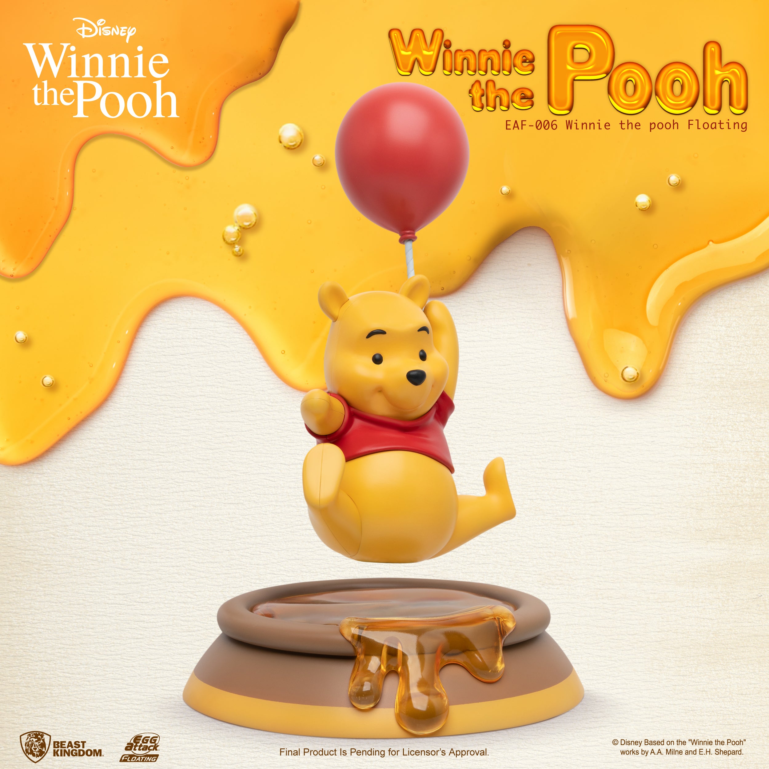 PRE-ORDER Beast Kingdom - Egg Attack Floating - Winnie the Pooh - Floating Winnie the Pooh