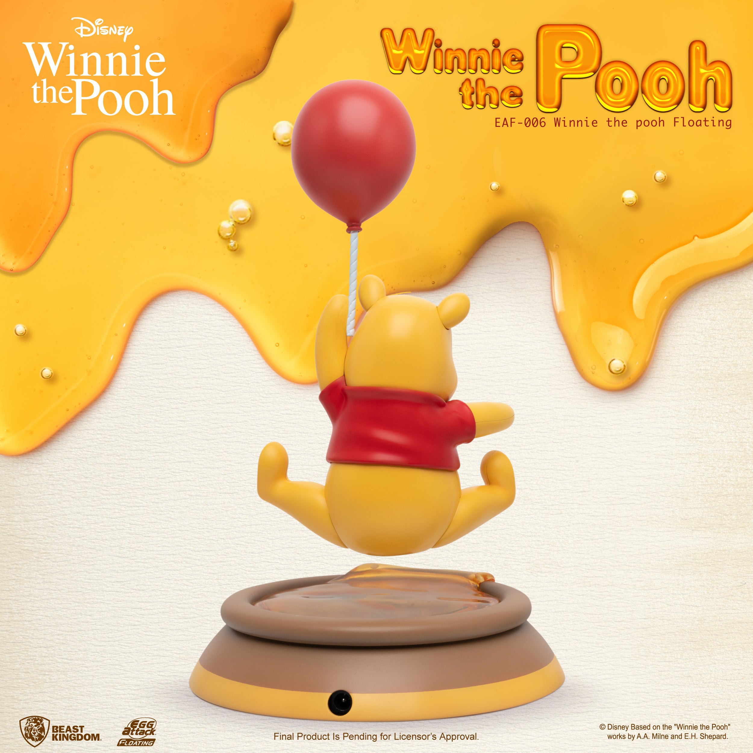 PRE-ORDER Beast Kingdom - Egg Attack Floating - Winnie the Pooh - Floating Winnie the Pooh