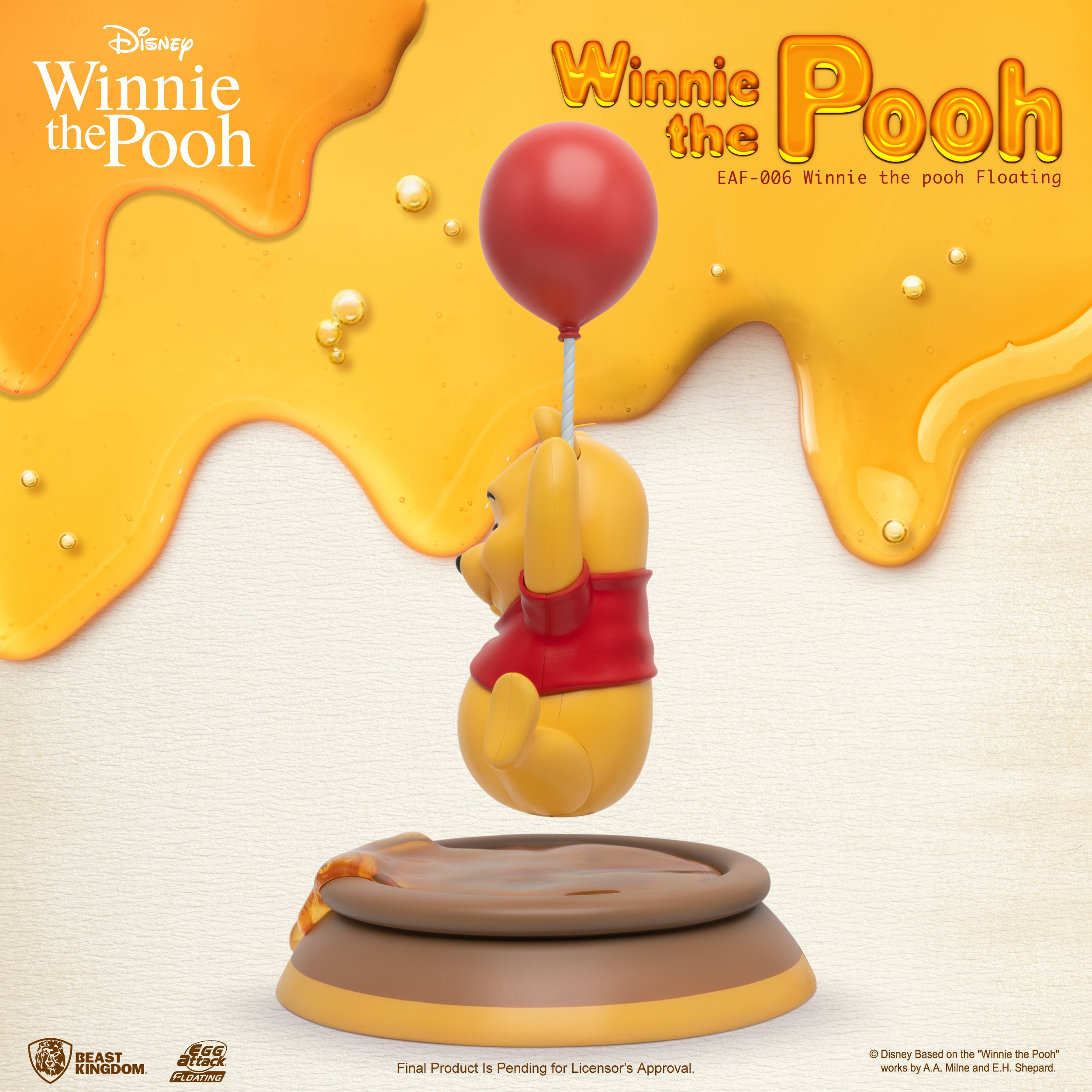 PRE-ORDER Beast Kingdom - Egg Attack Floating - Winnie the Pooh - Floating Winnie the Pooh
