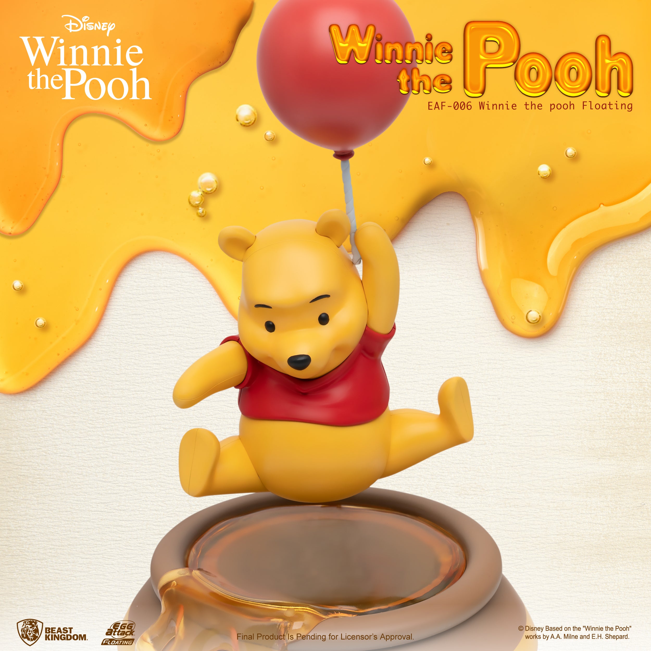 PRE-ORDER Beast Kingdom - Egg Attack Floating - Winnie the Pooh - Floating Winnie the Pooh