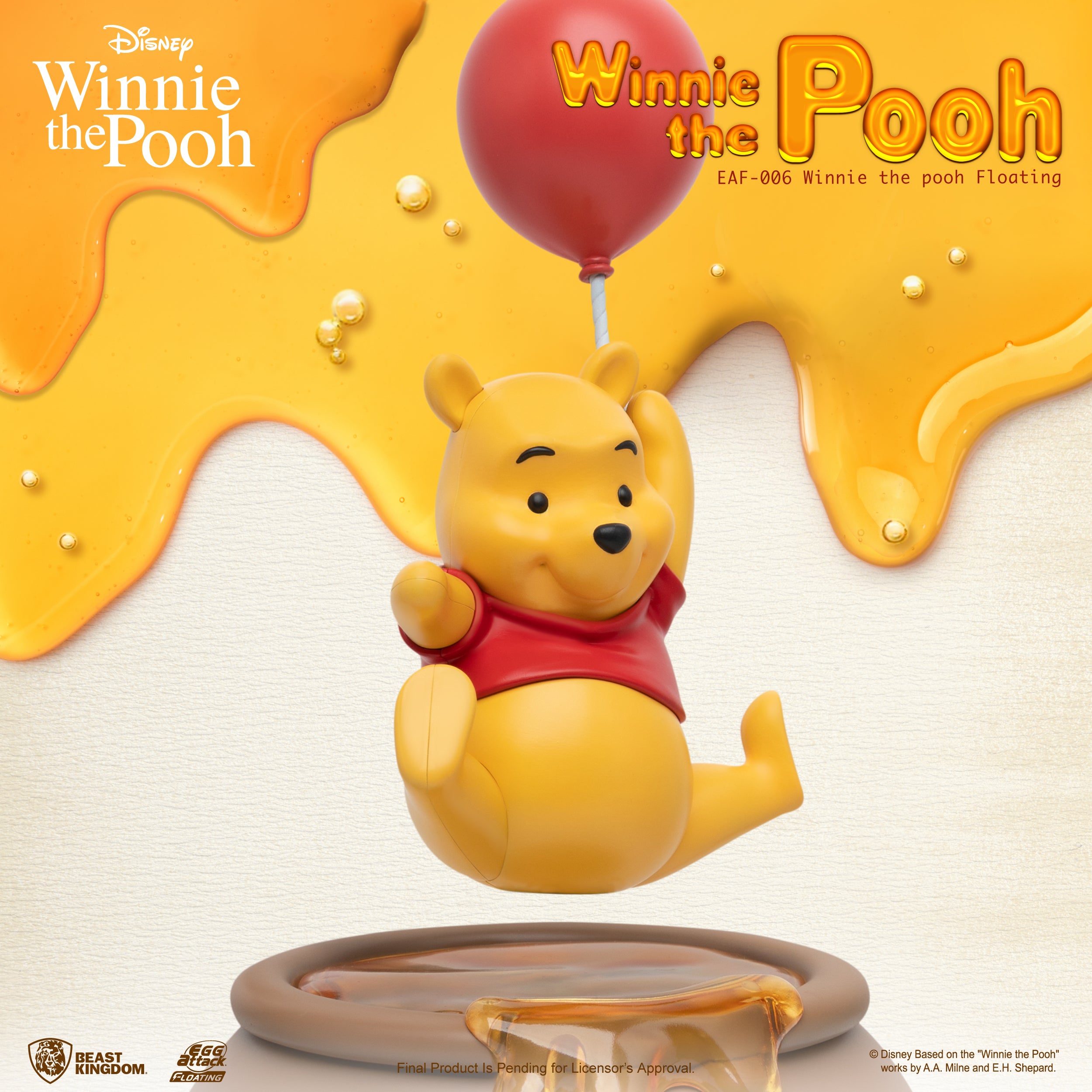 PRE-ORDER Beast Kingdom - Egg Attack Floating - Winnie the Pooh - Floating Winnie the Pooh