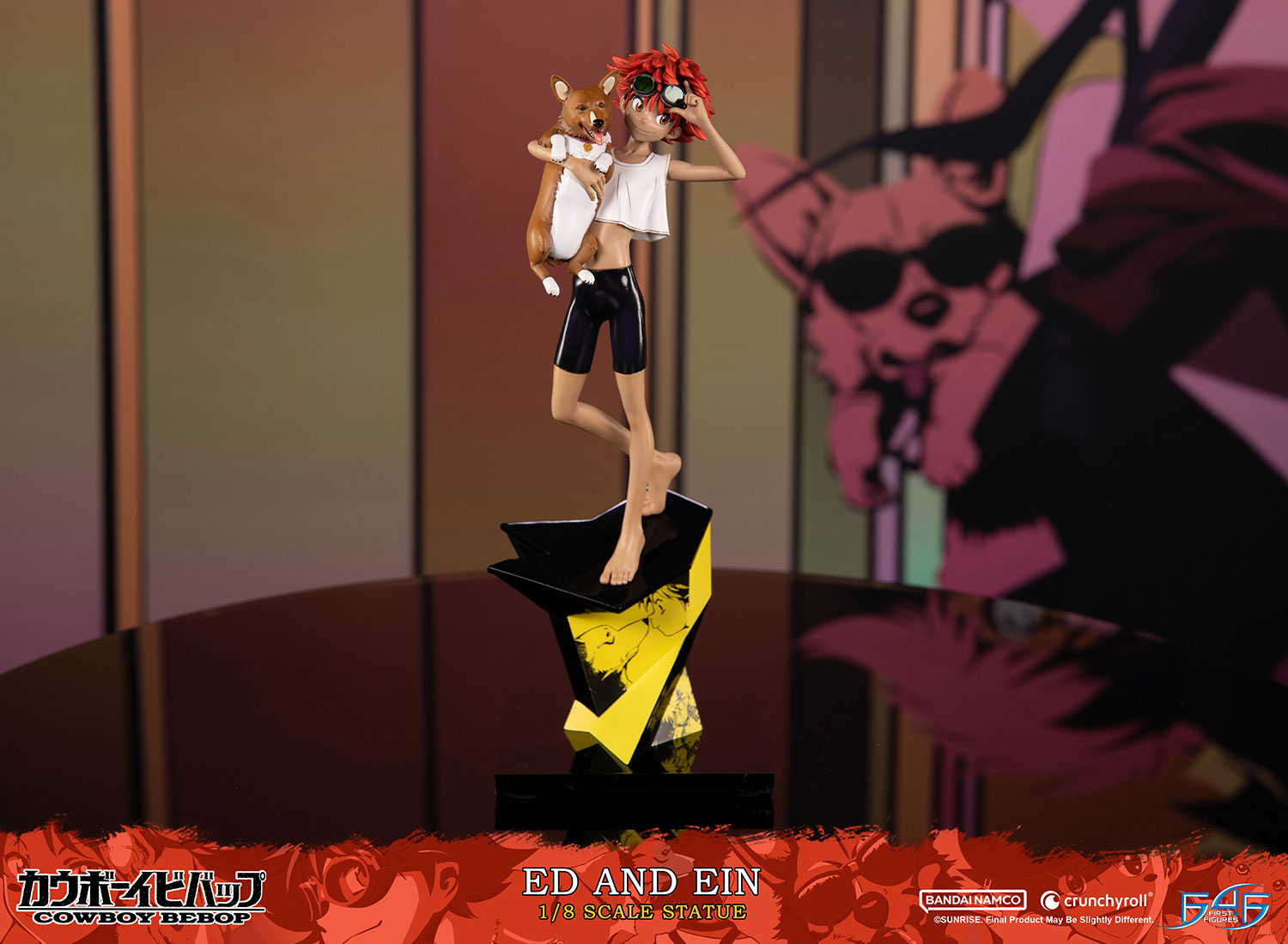 PRE-ORDER First4Figures - Cowboy Bebop - Ed and Ein 1/6