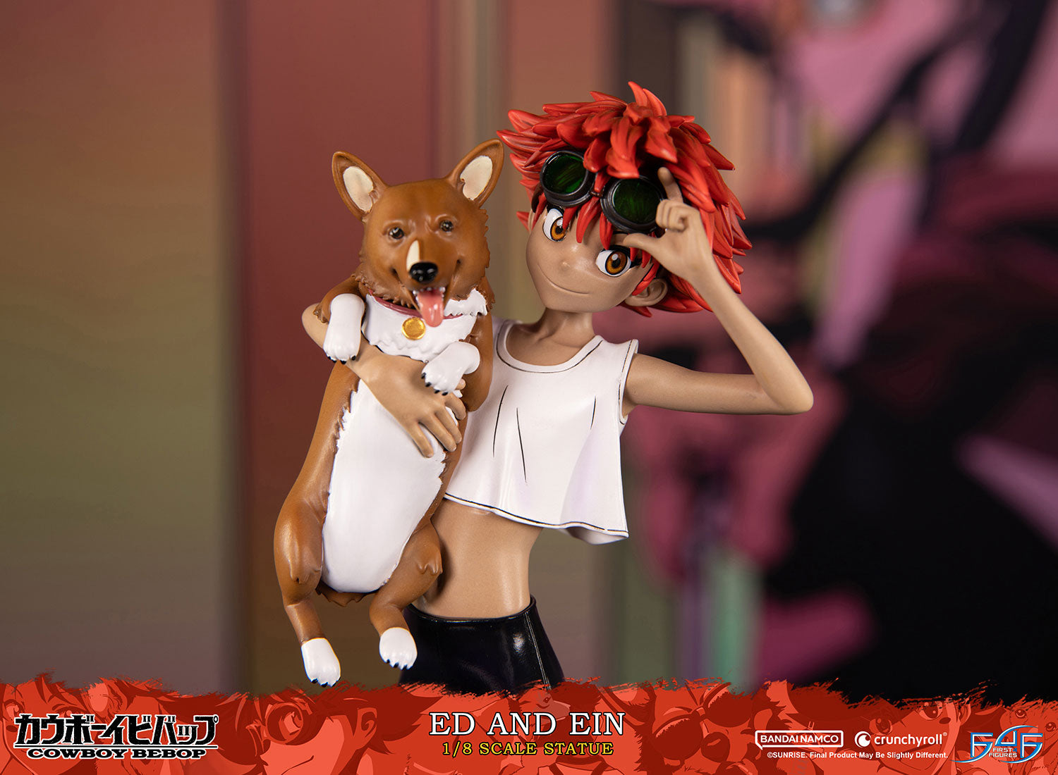 PRE-ORDER First4Figures - Cowboy Bebop - Ed and Ein 1/6