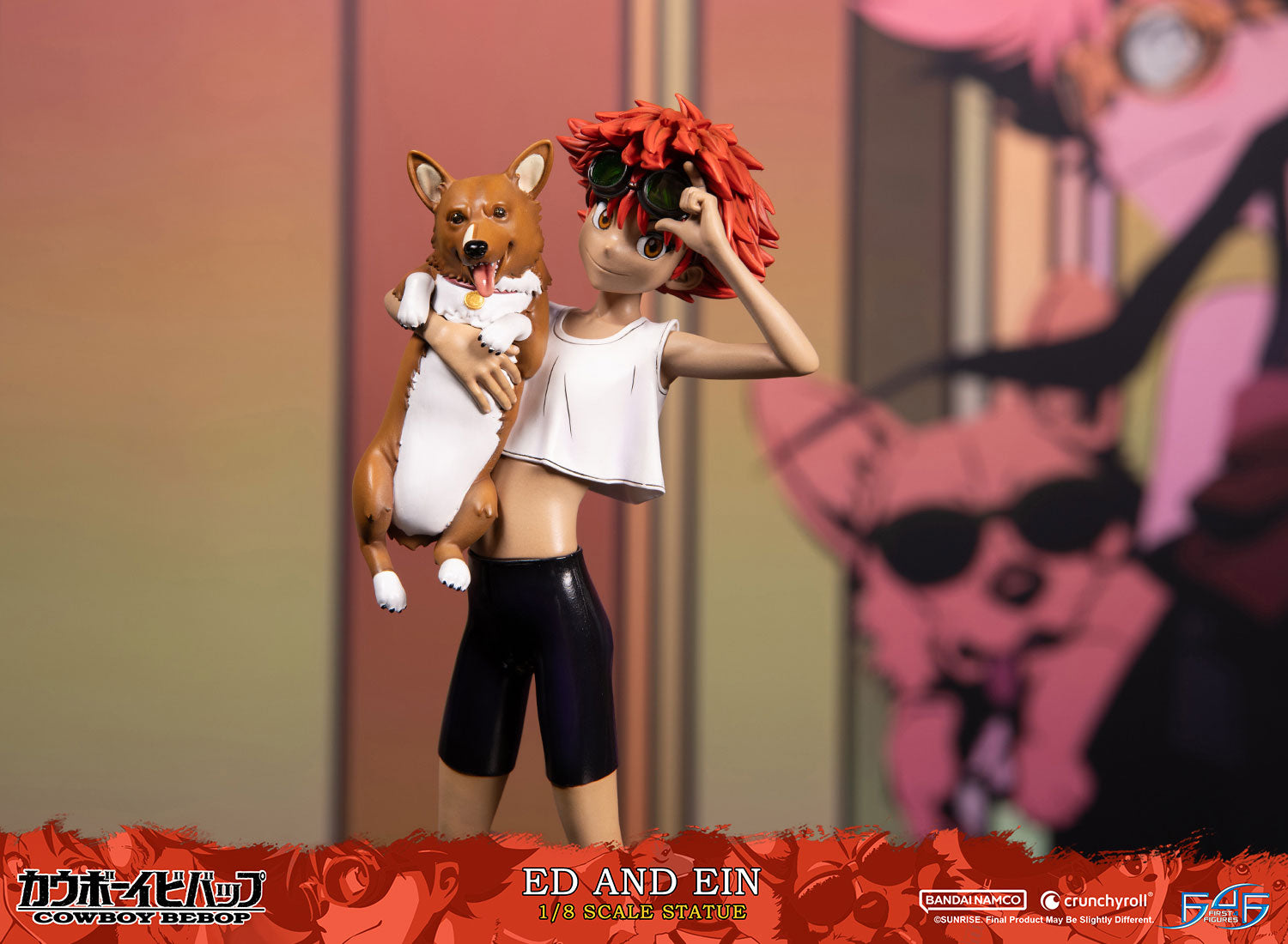 PRE-ORDER First4Figures - Cowboy Bebop - Ed and Ein 1/6