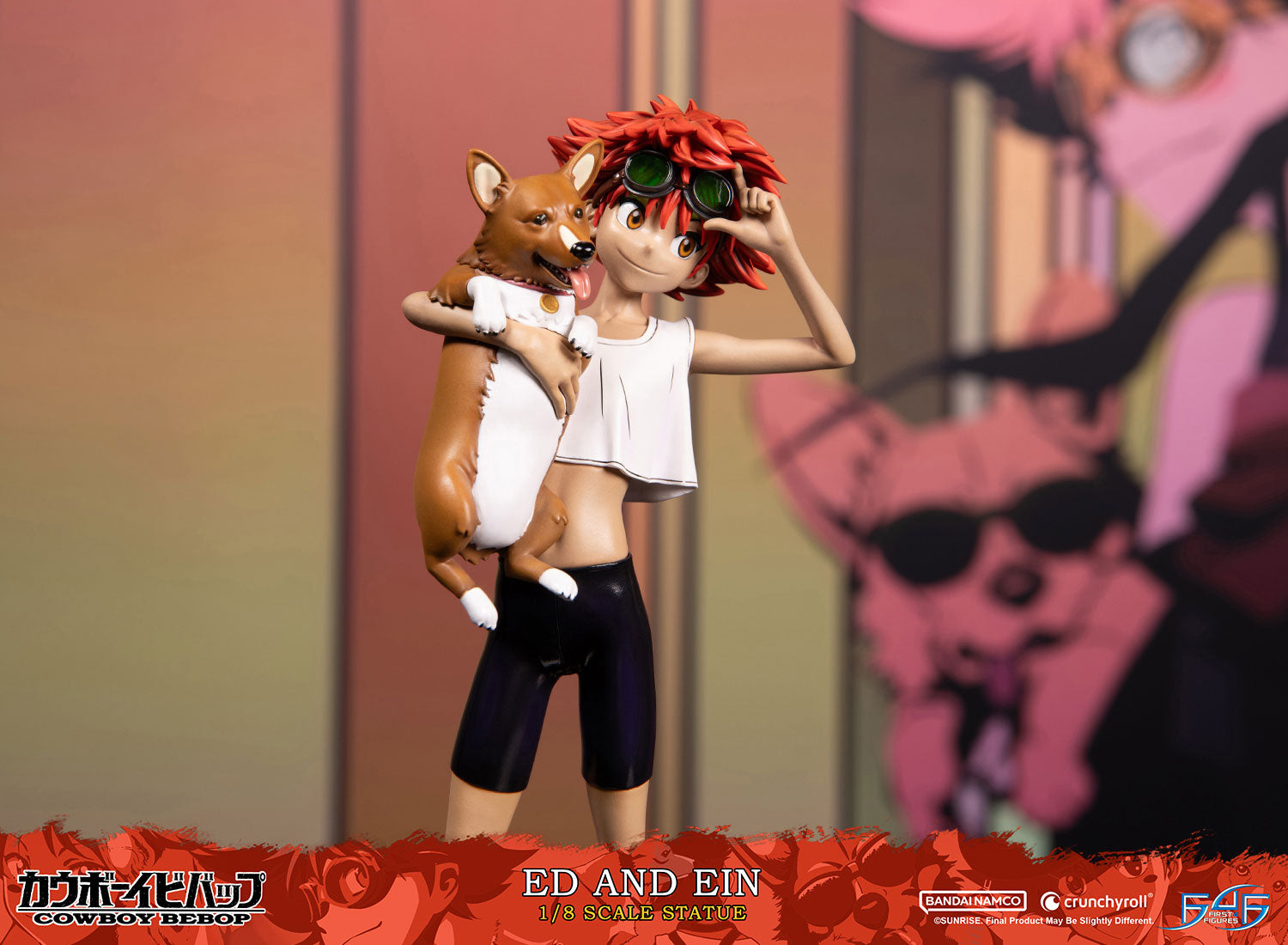 PRE-ORDER First4Figures - Cowboy Bebop - Ed and Ein 1/6