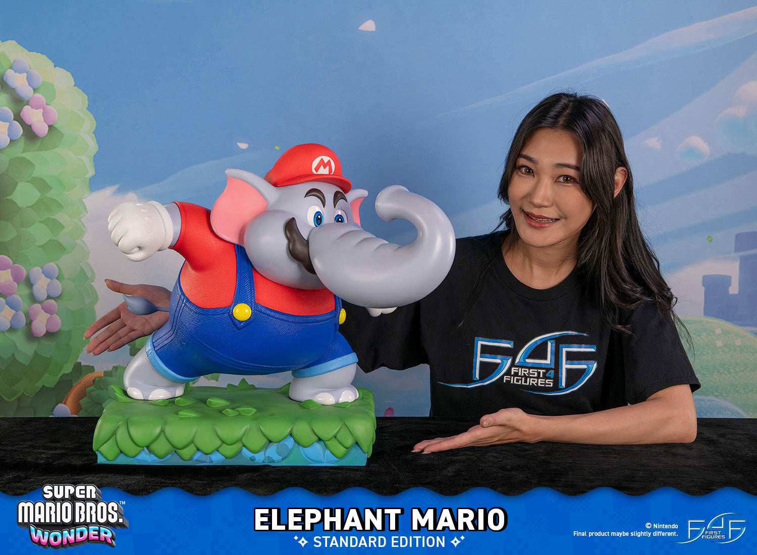 PRE-ORDER First 4 Figures - Super Mario Bros. Wonder - Elephant Mario: Standard Edition
