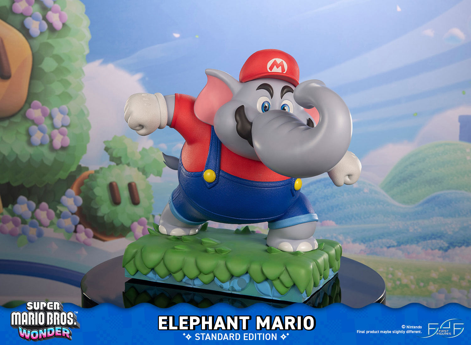 PRE-ORDER First 4 Figures - Super Mario Bros. Wonder - Elephant Mario: Standard Edition