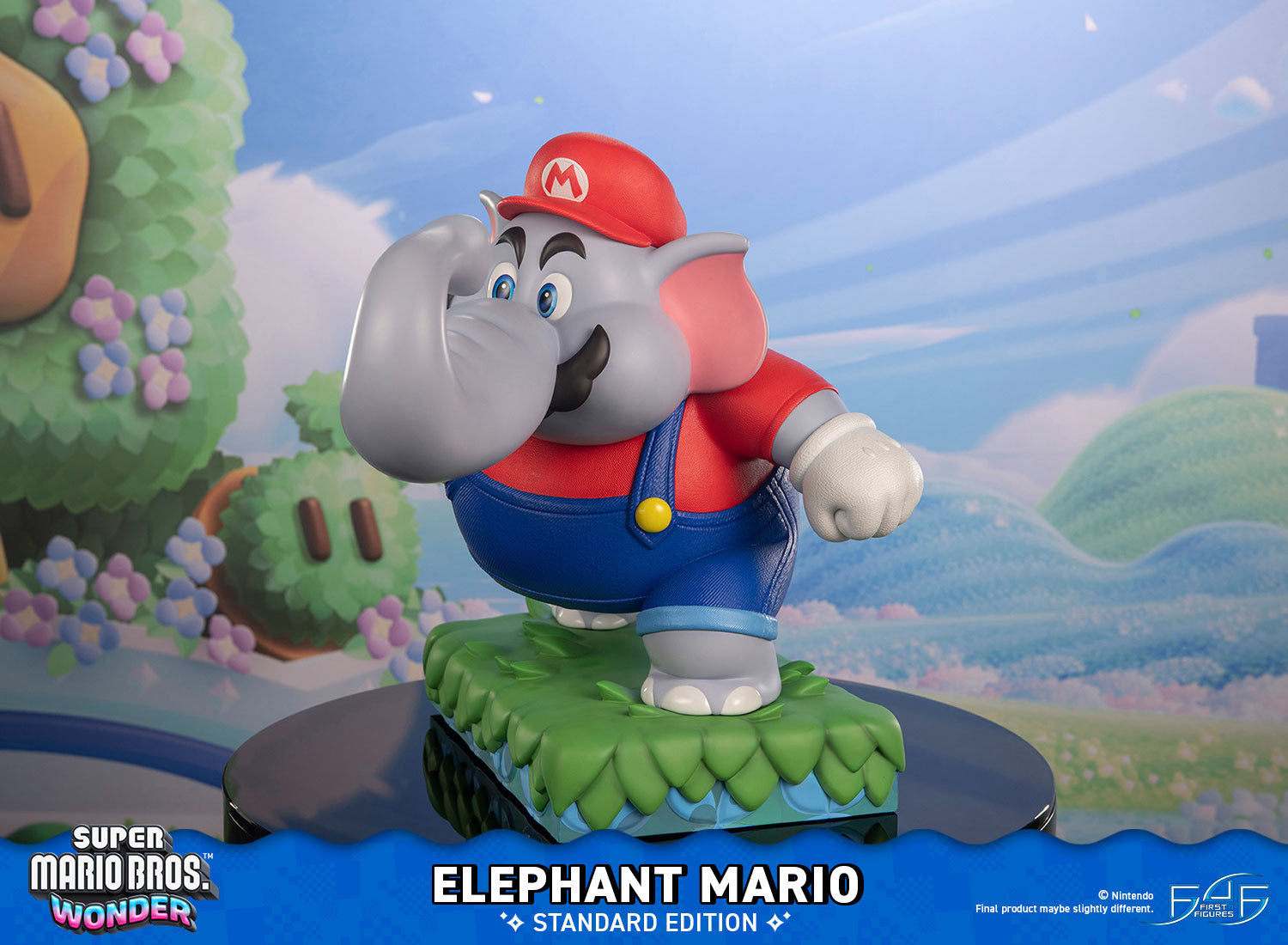 PRE-ORDER First 4 Figures - Super Mario Bros. Wonder - Elephant Mario: Standard Edition