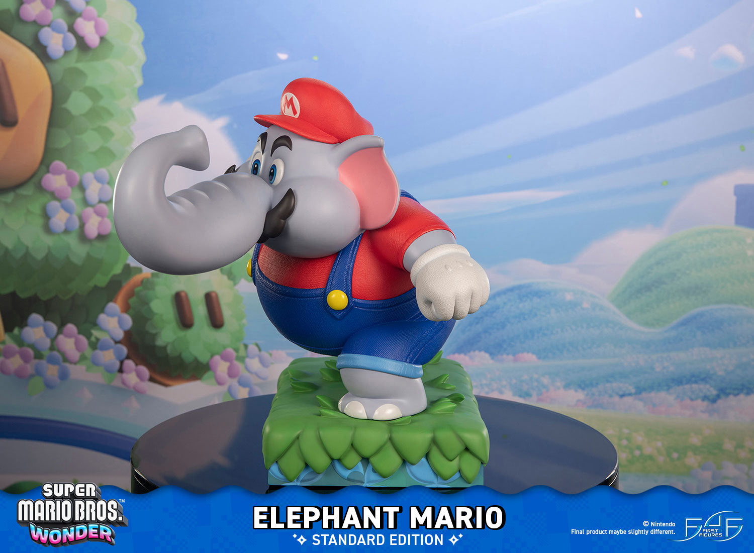 PRE-ORDER First 4 Figures - Super Mario Bros. Wonder - Elephant Mario: Standard Edition