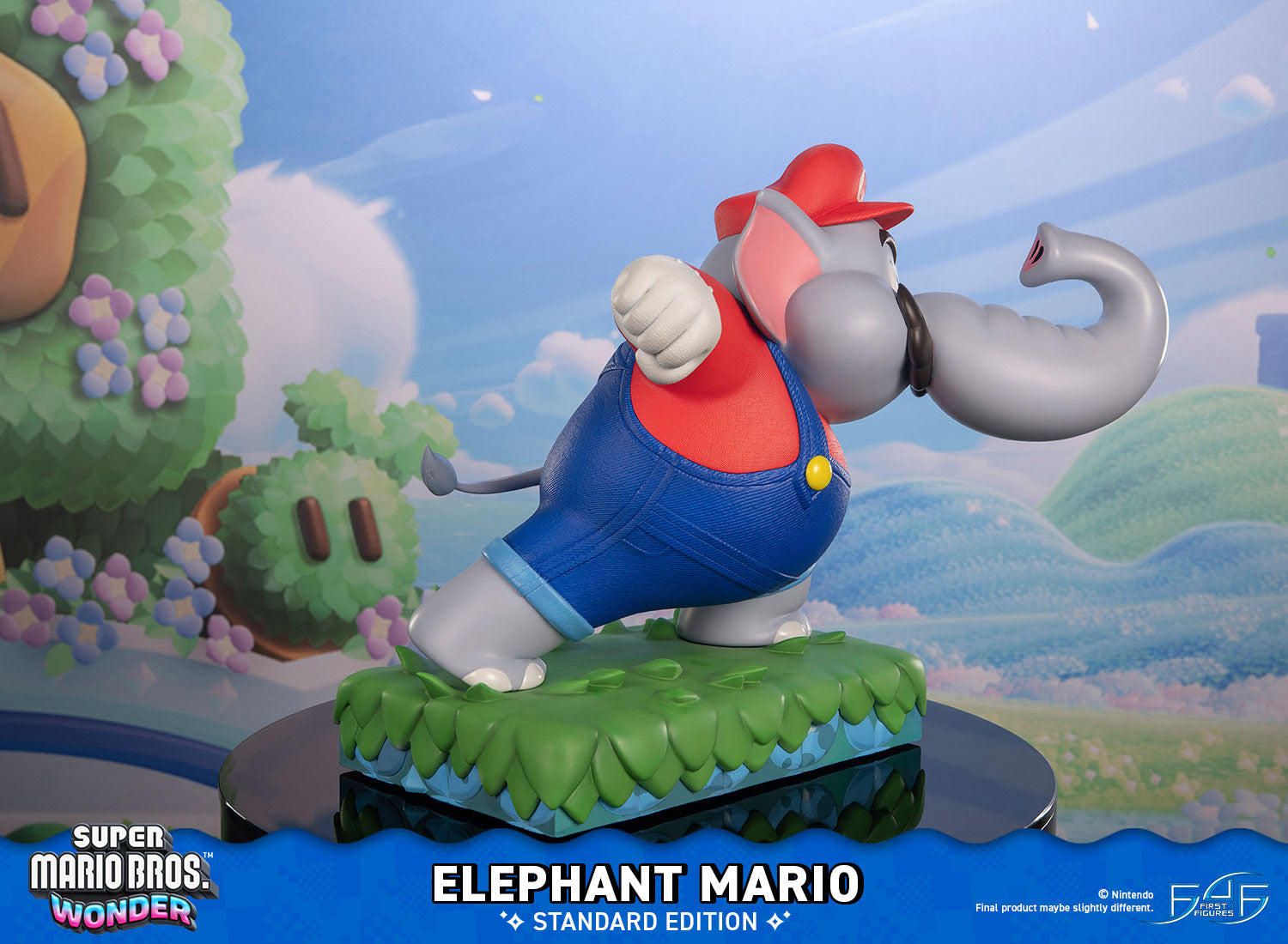 PRE-ORDER First 4 Figures - Super Mario Bros. Wonder - Elephant Mario: Standard Edition