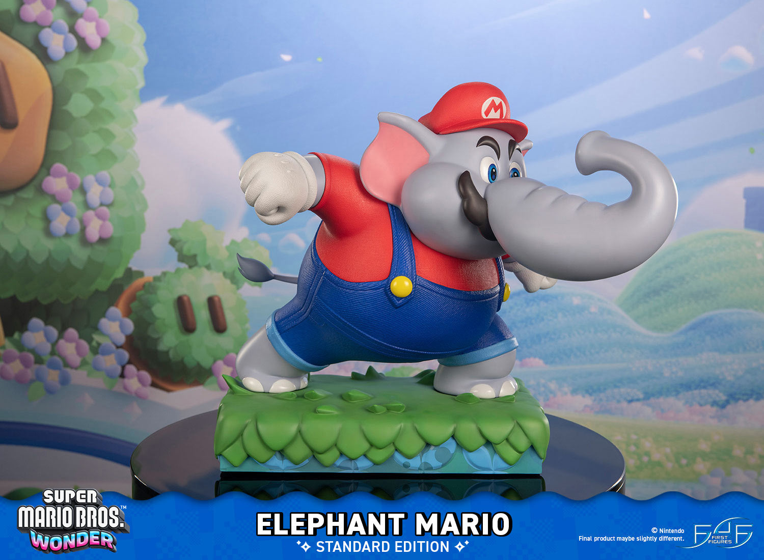 PRE-ORDER First 4 Figures - Super Mario Bros. Wonder - Elephant Mario: Standard Edition