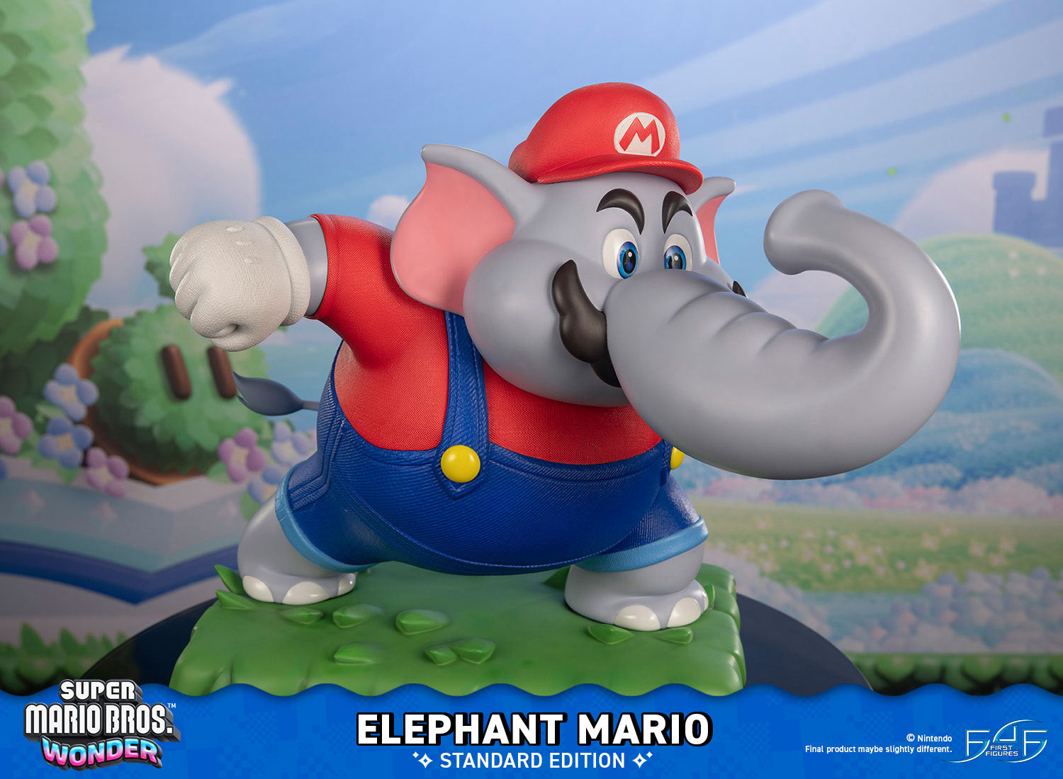 PRE-ORDER First 4 Figures - Super Mario Bros. Wonder - Elephant Mario: Standard Edition