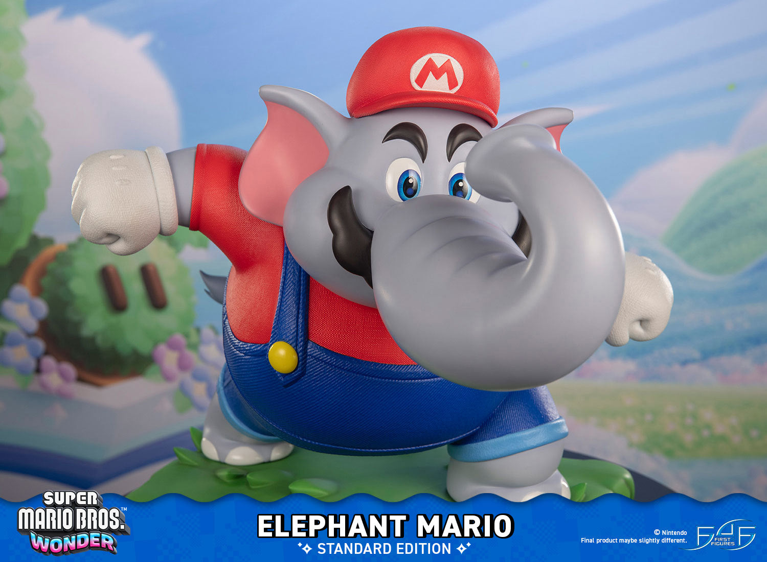 PRE-ORDER First 4 Figures - Super Mario Bros. Wonder - Elephant Mario: Standard Edition