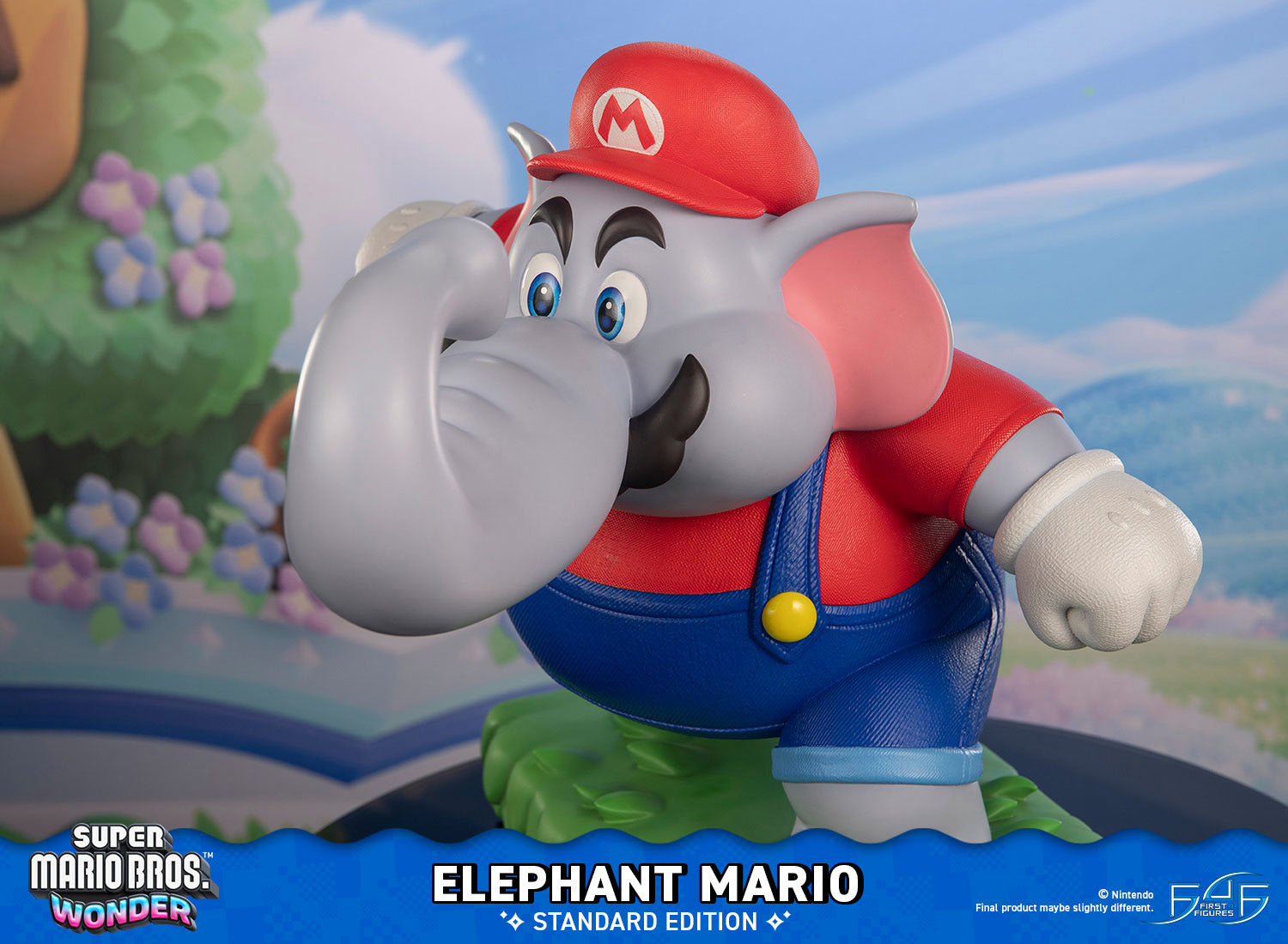PRE-ORDER First 4 Figures - Super Mario Bros. Wonder - Elephant Mario: Standard Edition
