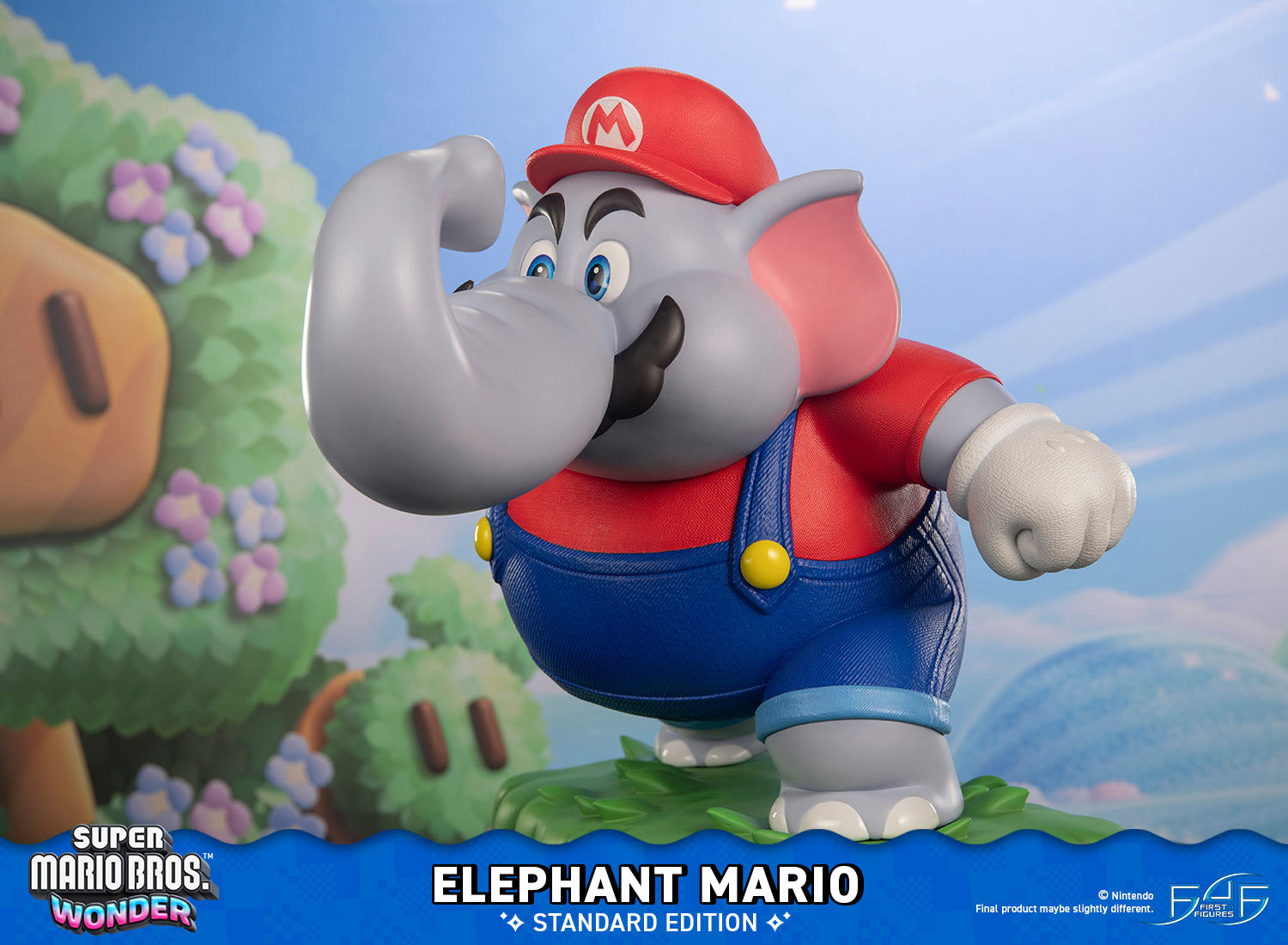 PRE-ORDER First 4 Figures - Super Mario Bros. Wonder - Elephant Mario: Standard Edition