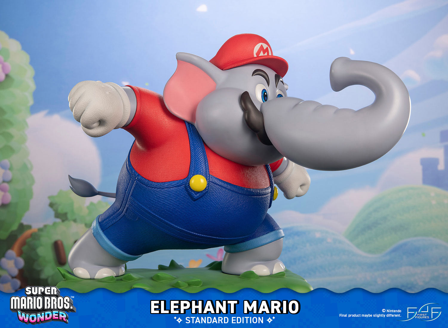 PRE-ORDER First 4 Figures - Super Mario Bros. Wonder - Elephant Mario: Standard Edition