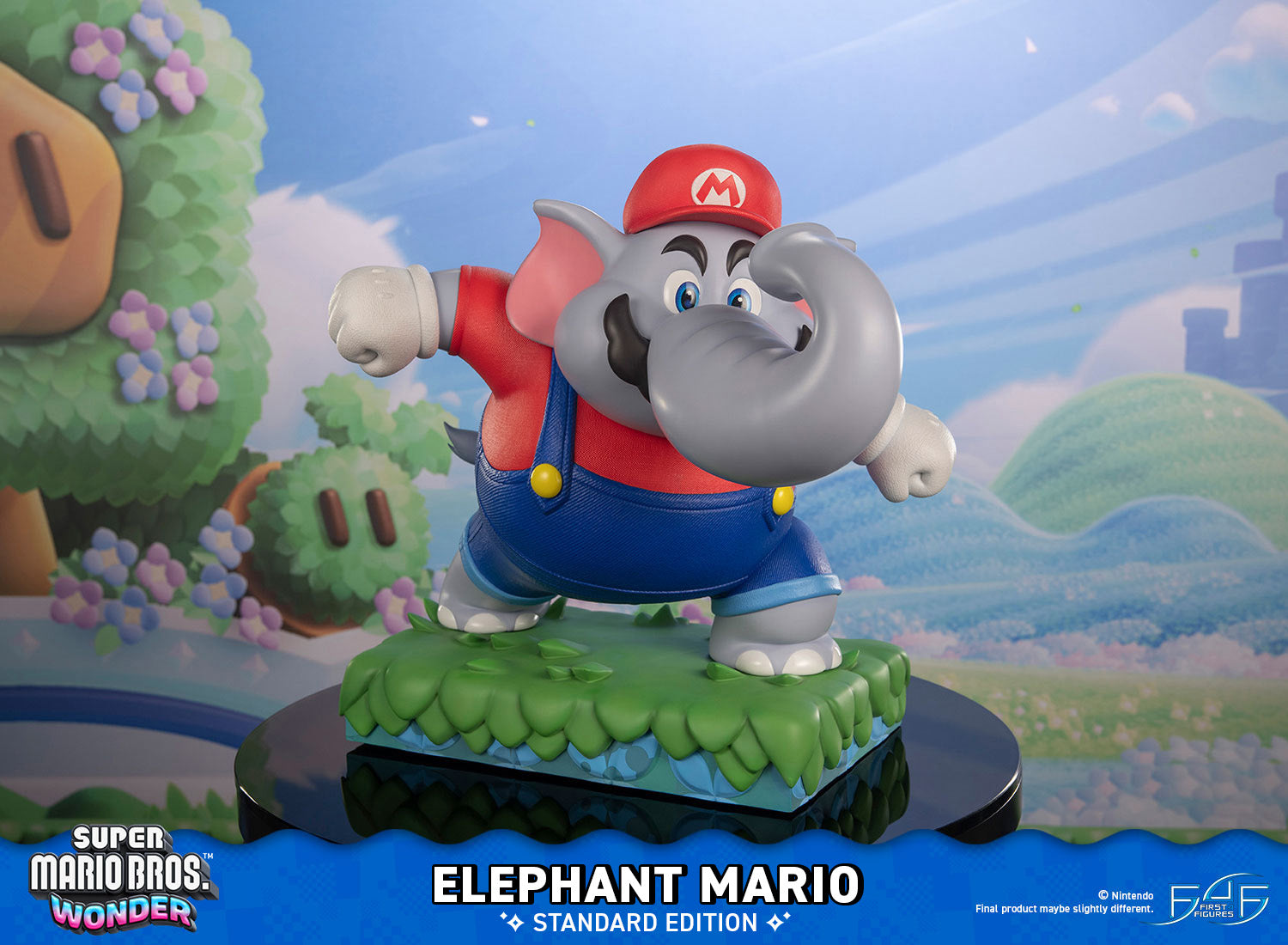 PRE-ORDER First 4 Figures - Super Mario Bros. Wonder - Elephant Mario: Standard Edition