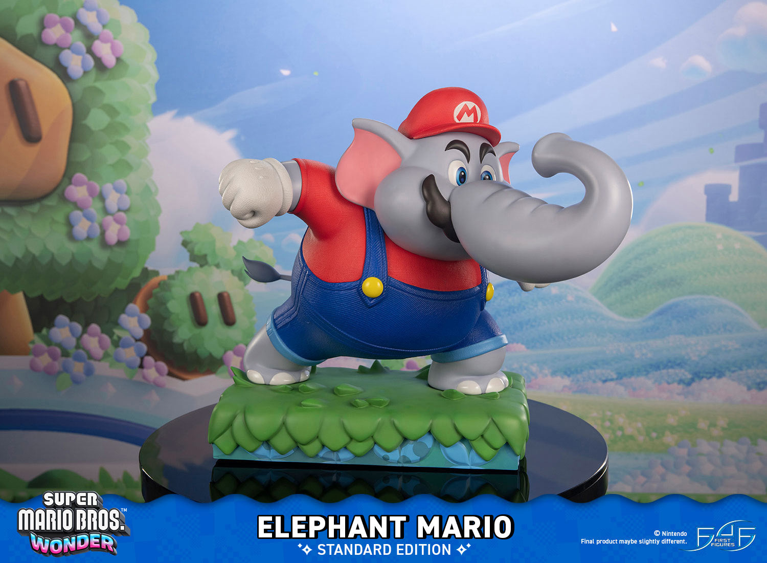 PRE-ORDER First 4 Figures - Super Mario Bros. Wonder - Elephant Mario: Standard Edition