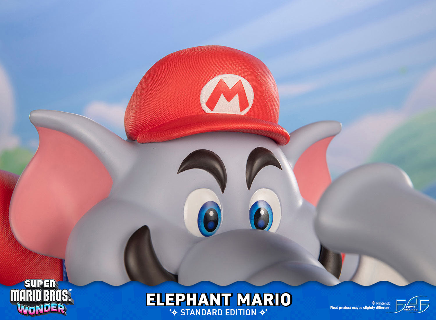PRE-ORDER First 4 Figures - Super Mario Bros. Wonder - Elephant Mario: Standard Edition