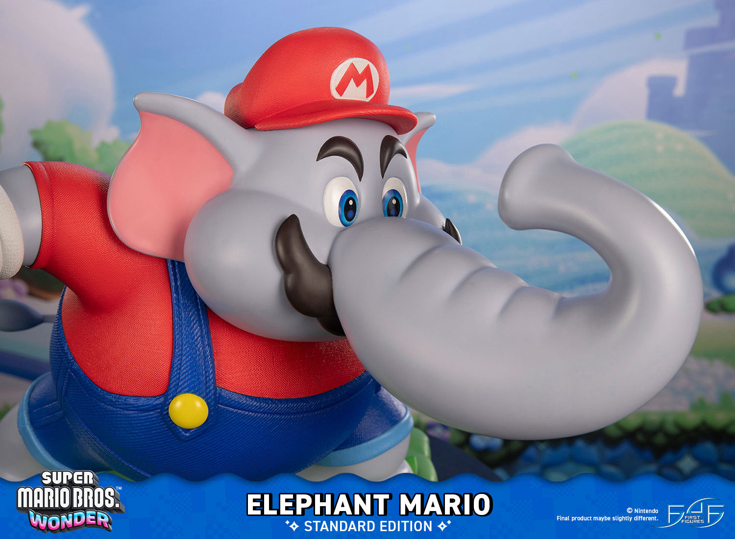 PRE-ORDER First 4 Figures - Super Mario Bros. Wonder - Elephant Mario: Standard Edition