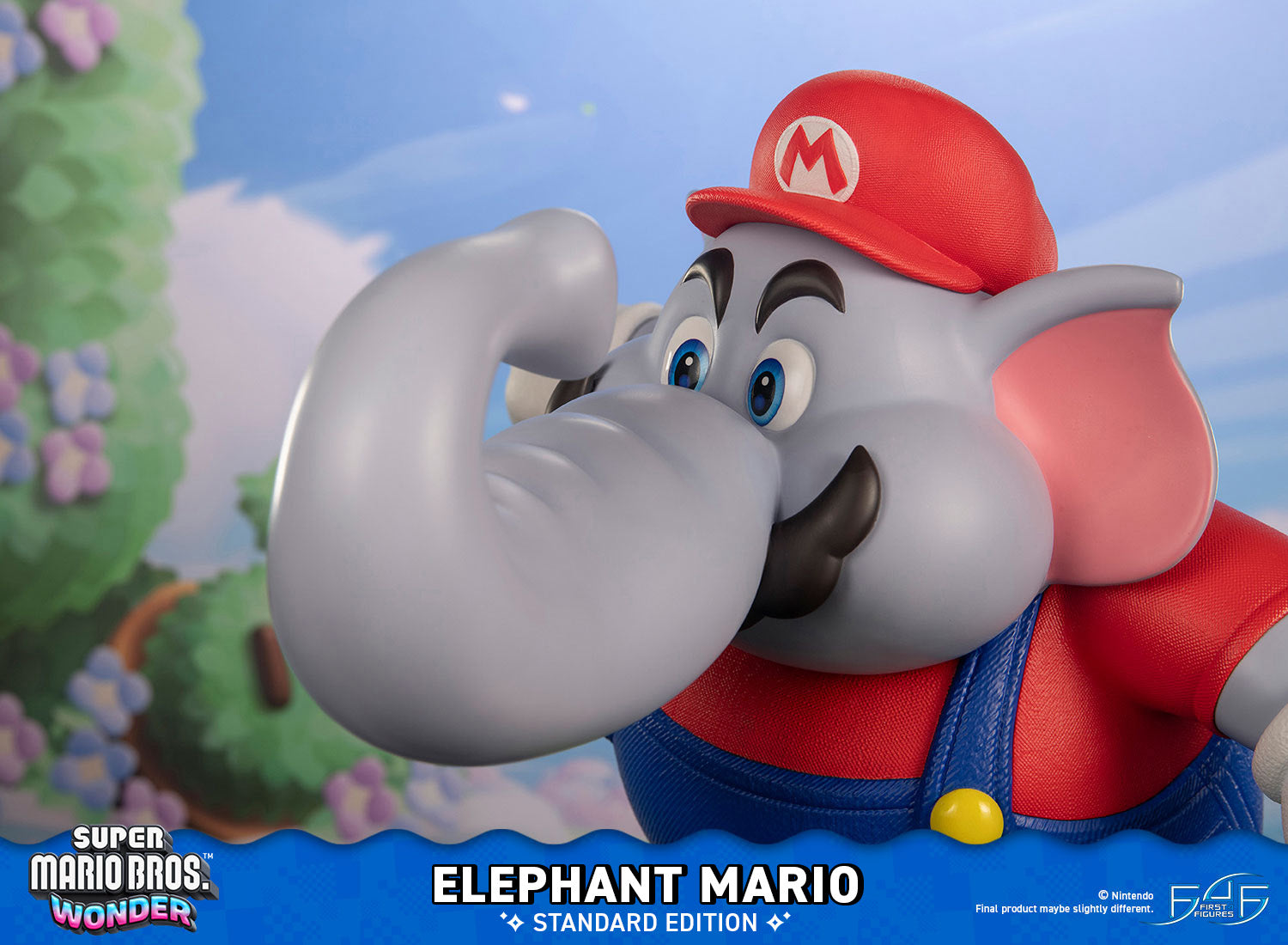 PRE-ORDER First 4 Figures - Super Mario Bros. Wonder - Elephant Mario: Standard Edition