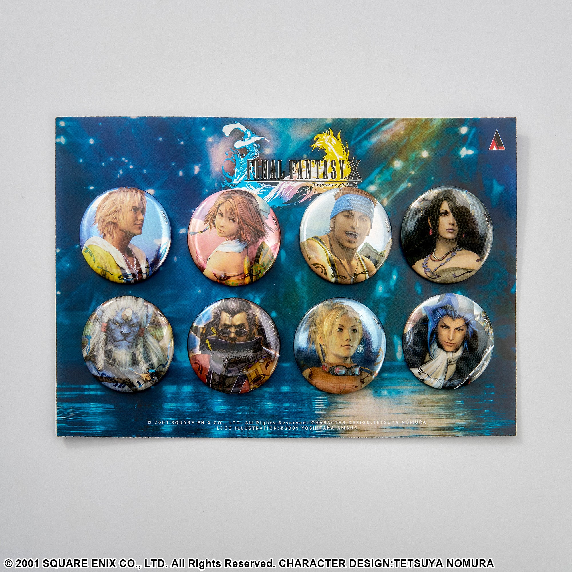 PRE-ORDER Final Fantasy X Pin Badge Set [Box of 8]