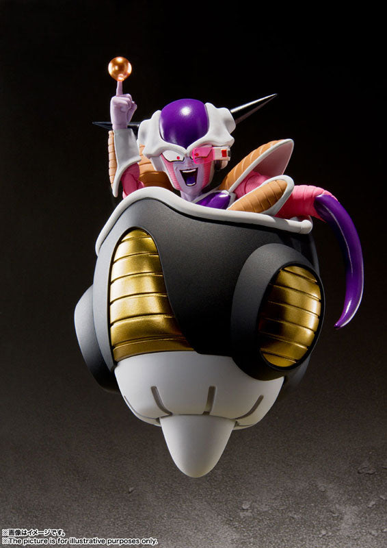 PRE-ORDER Bandai - S.H.Figuarts - Dragon Ball Z - Frieza: First Form and Frieza Pod [February 2025 Release]